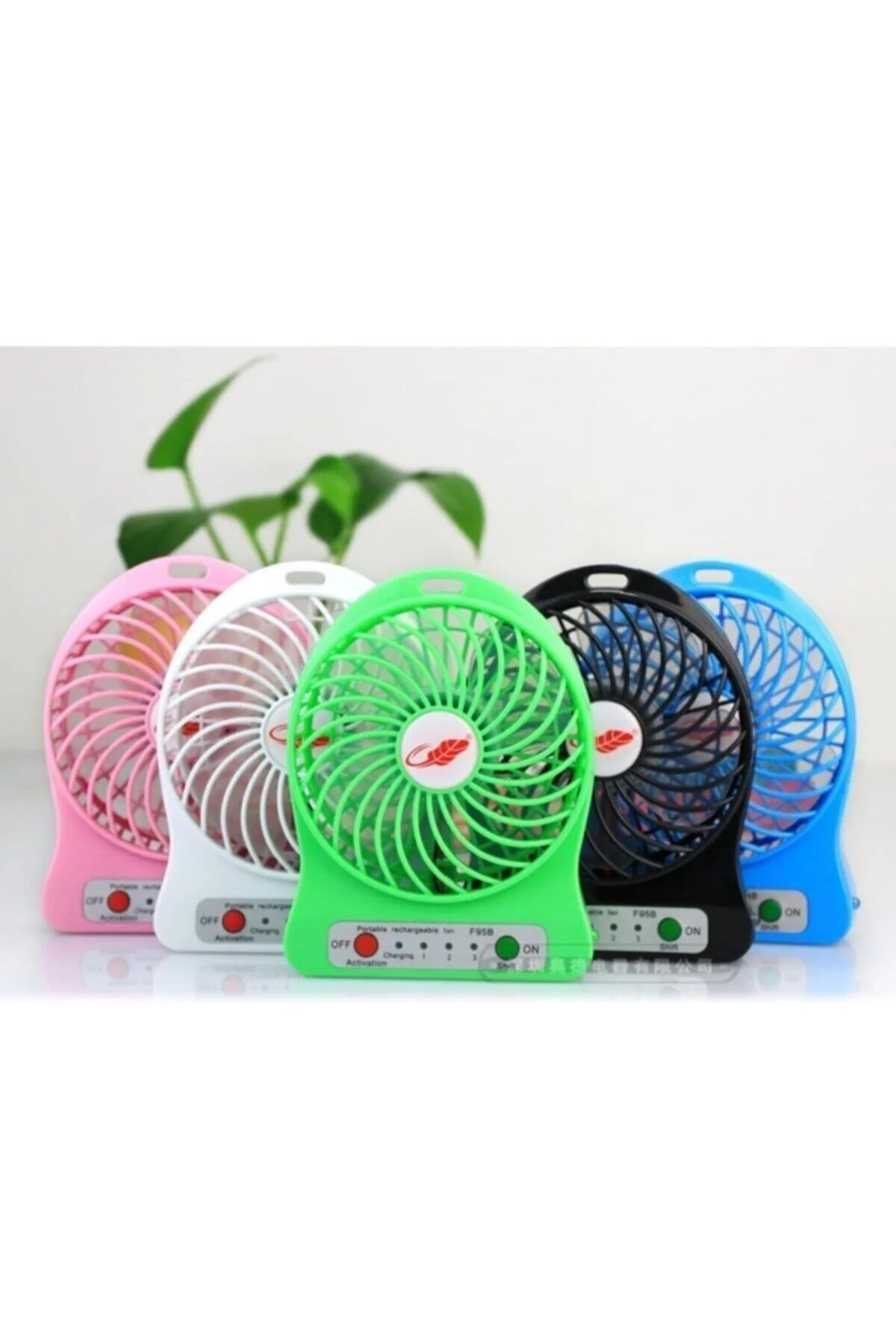 Şarjlı Mini Masa Üstü Vantilatör Fan Usb Soğutucu Sessiz 3 Kadem