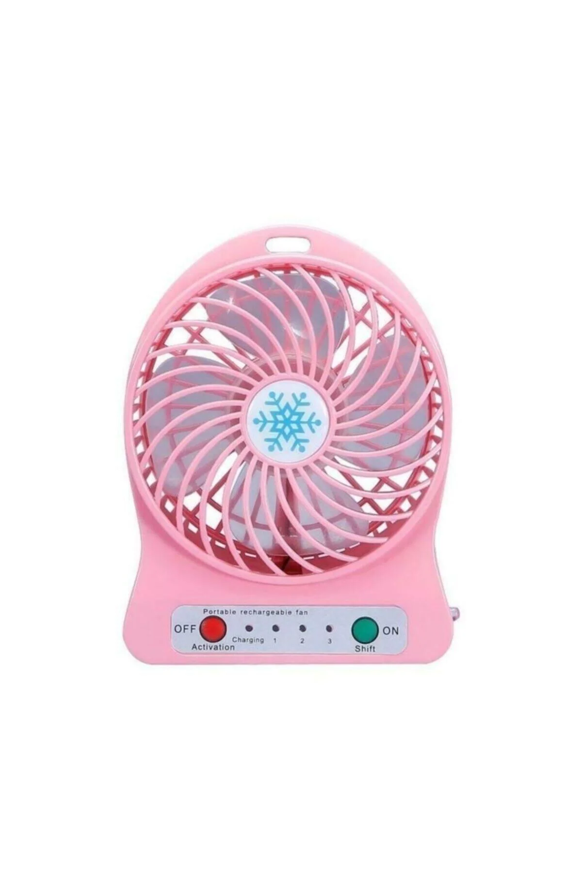 3 Kademeli Şarjlı Masa Üstü Usb Mini Taşınabilir Vantilatör Fan
