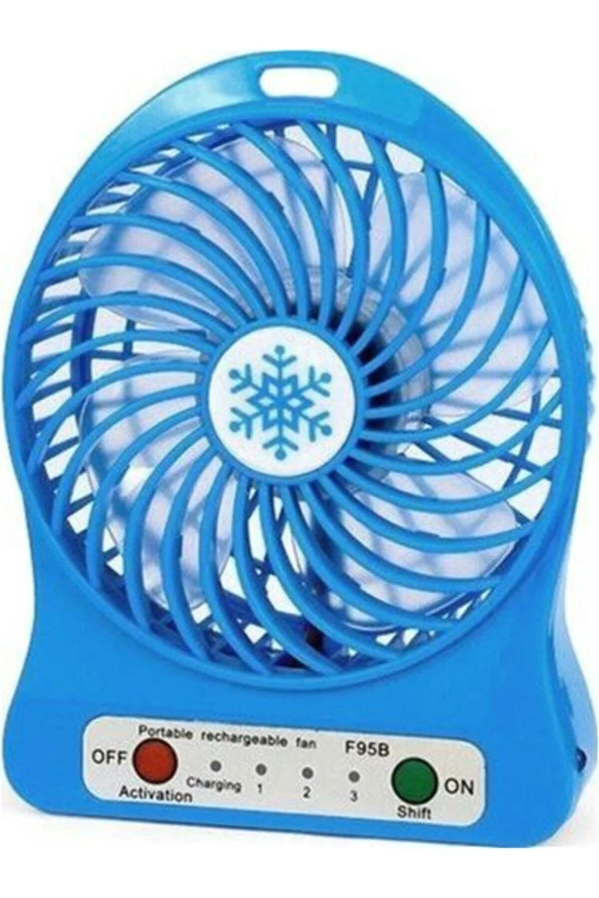 3 Kademeli Şarjlı Masa Üstü Usb Mini Taşınabilir Vantilatör Fan