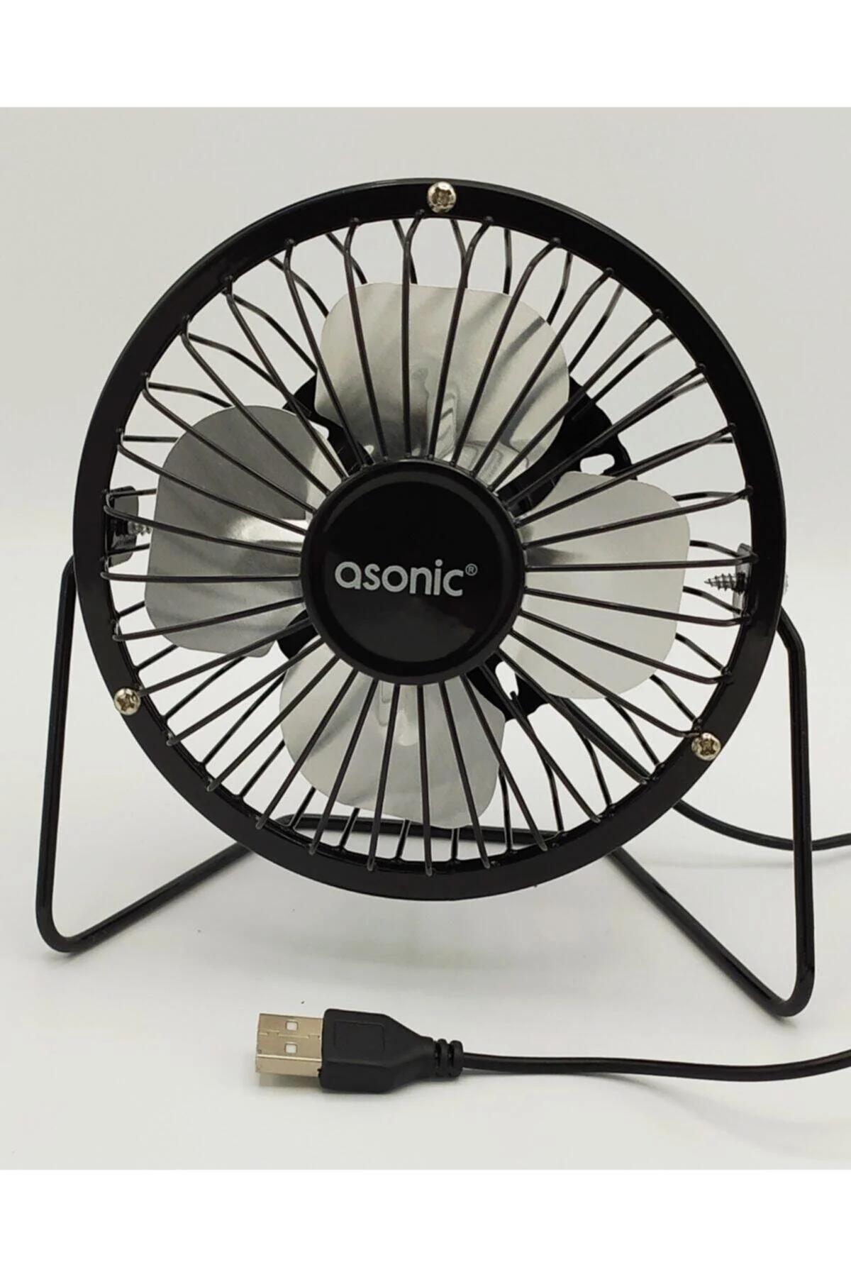 Usb Girişli Mini Metal Vantilatör Fan