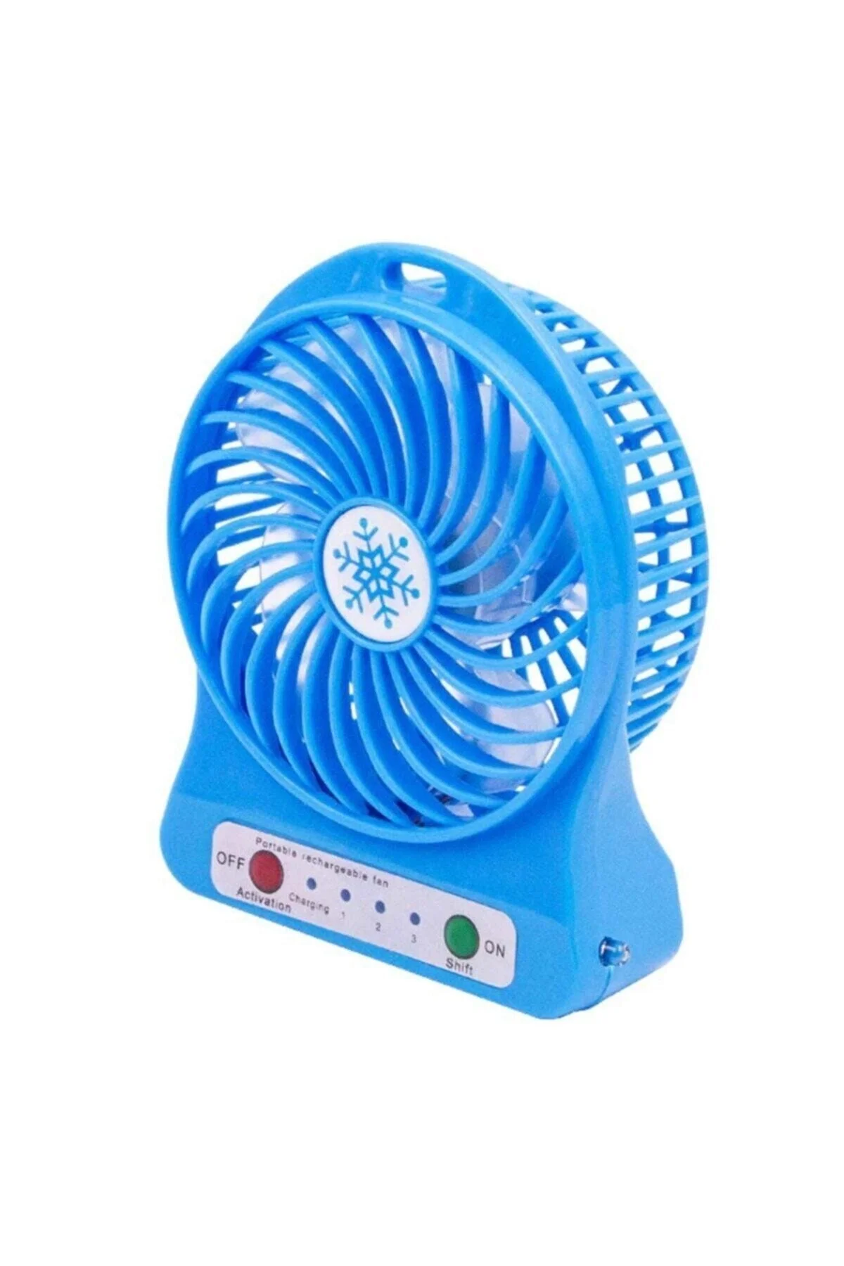 Masa Üstü Şarjlı Mini Vantilatör Fan 3 Kademeli Usb Mini