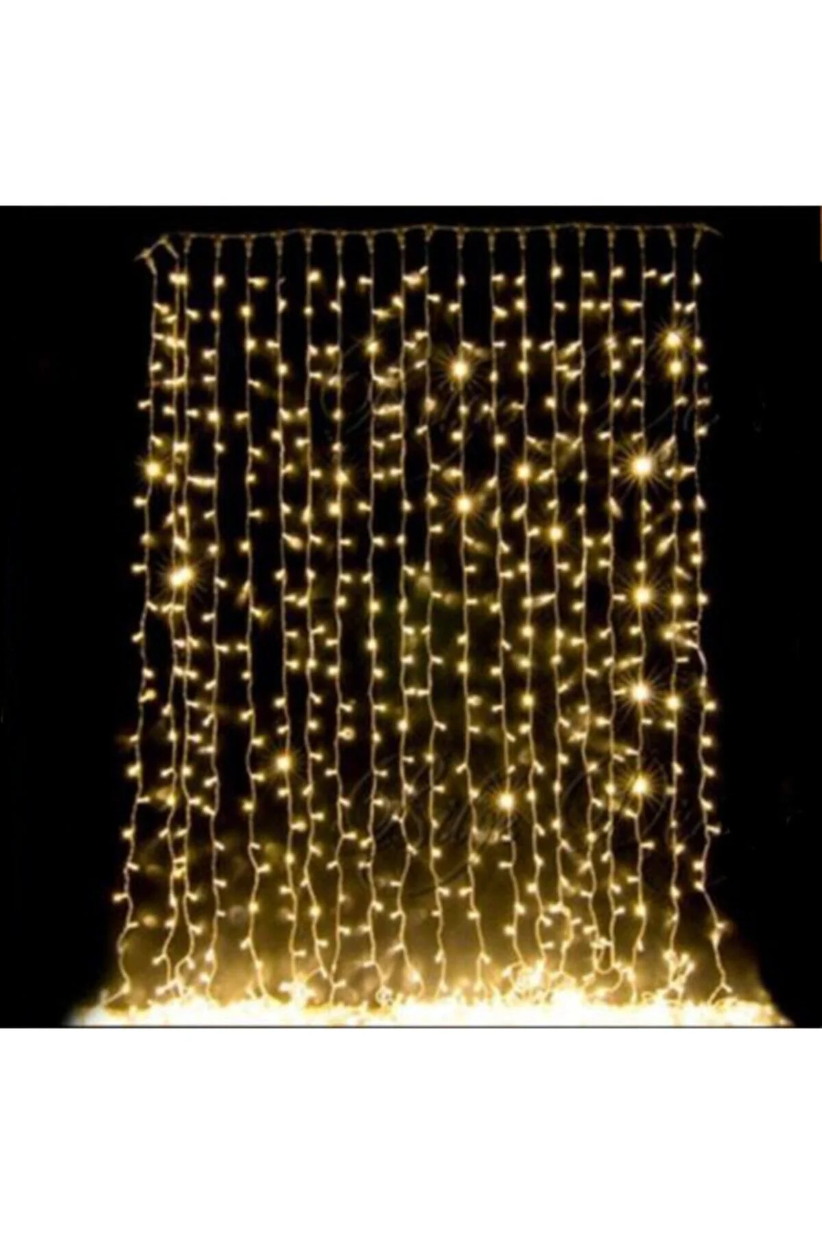 4x3 Mt Pirinç Perde Led &amp; I 8 Fonksiyon Animasyonlu Günışığı Perde 4x3 Metre - alayımbari Görsel 3