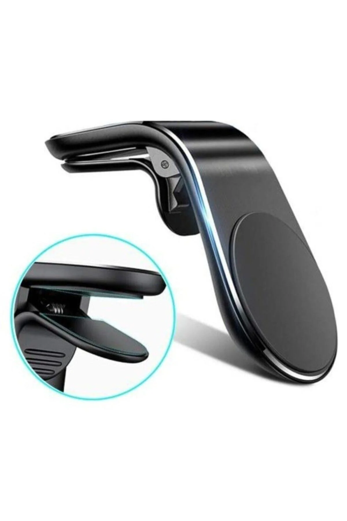 Araba Içi Mıknatıslı Telefon Tutucu Siyah Htc Desire 500 Uyumlu - pazariz Görsel 2
