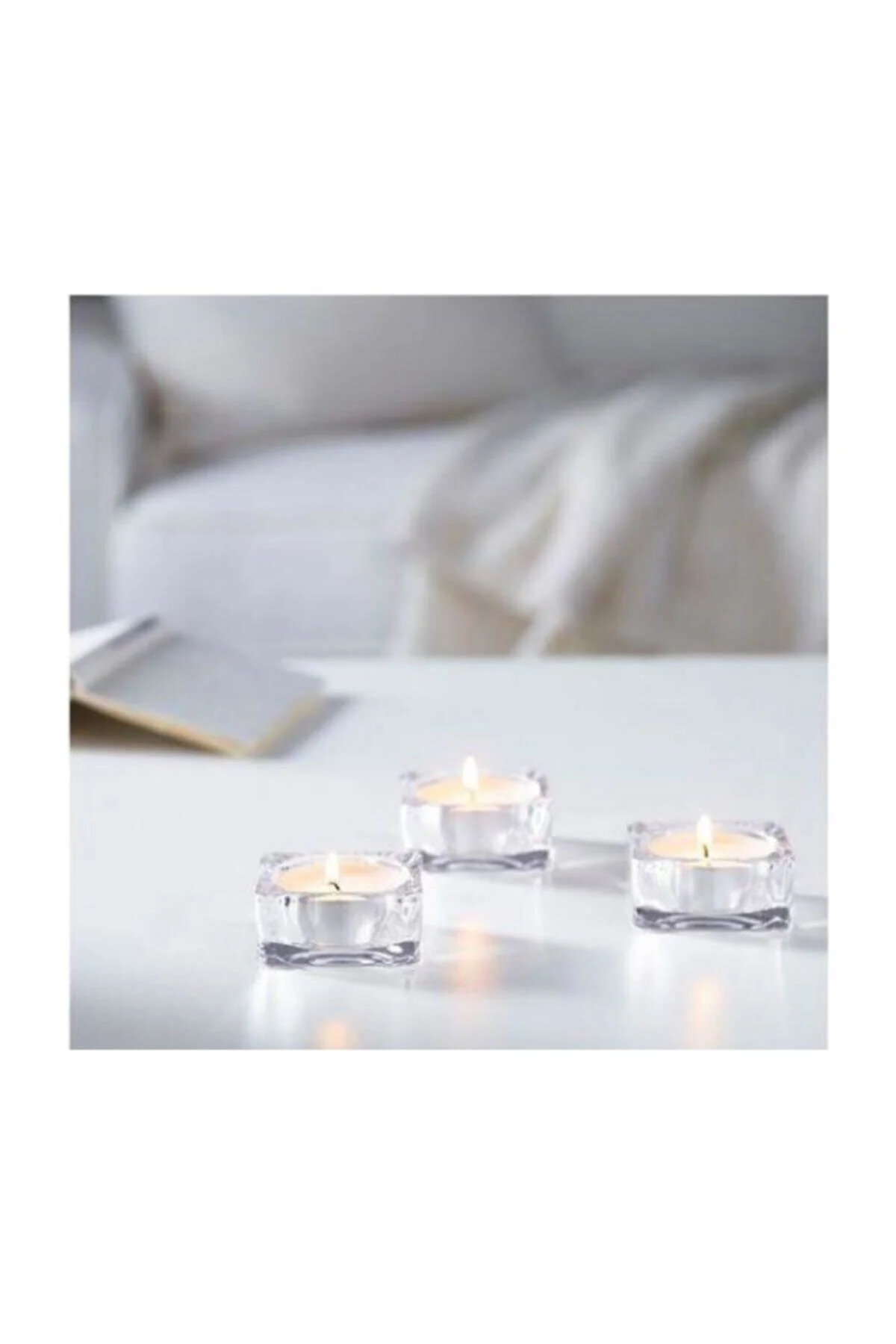 Tealight Beyaz 100'lü Paket Mum