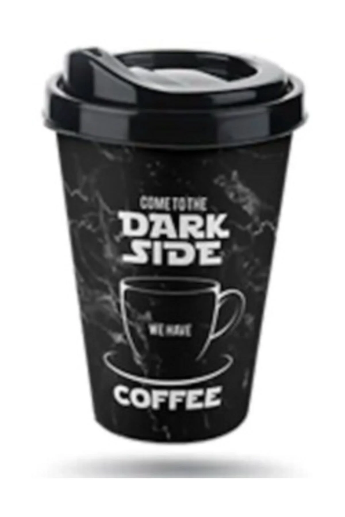 Ihtiyaçlimanı Coffe Plastik Bardak 400 Ml (dark Side), Kahve Çay Bardağı