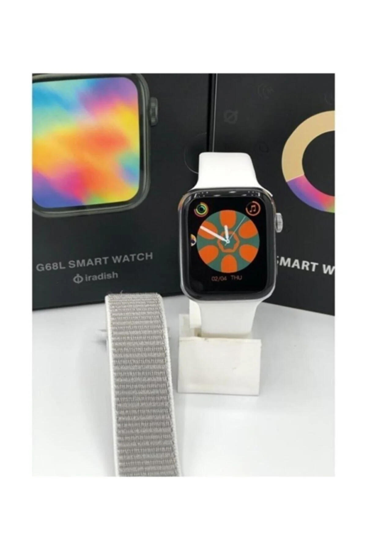 G68l Smart Watch 6s Akıllı Saat Konuşma Özellikli Türkçe Menü Yan Tuşlar Aktif Uygulama