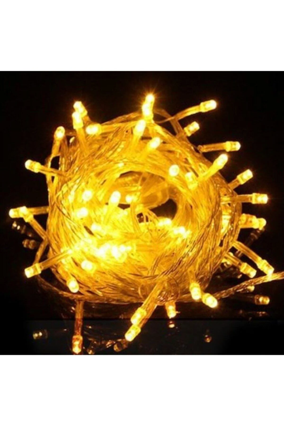 10mt Günışığı 100 Led Fişli Noel Parti Yılbaşı Ağaç Dekoratif Aydınlatma Lambası Animasyonlu Süsleme - pazariz Görsel 2