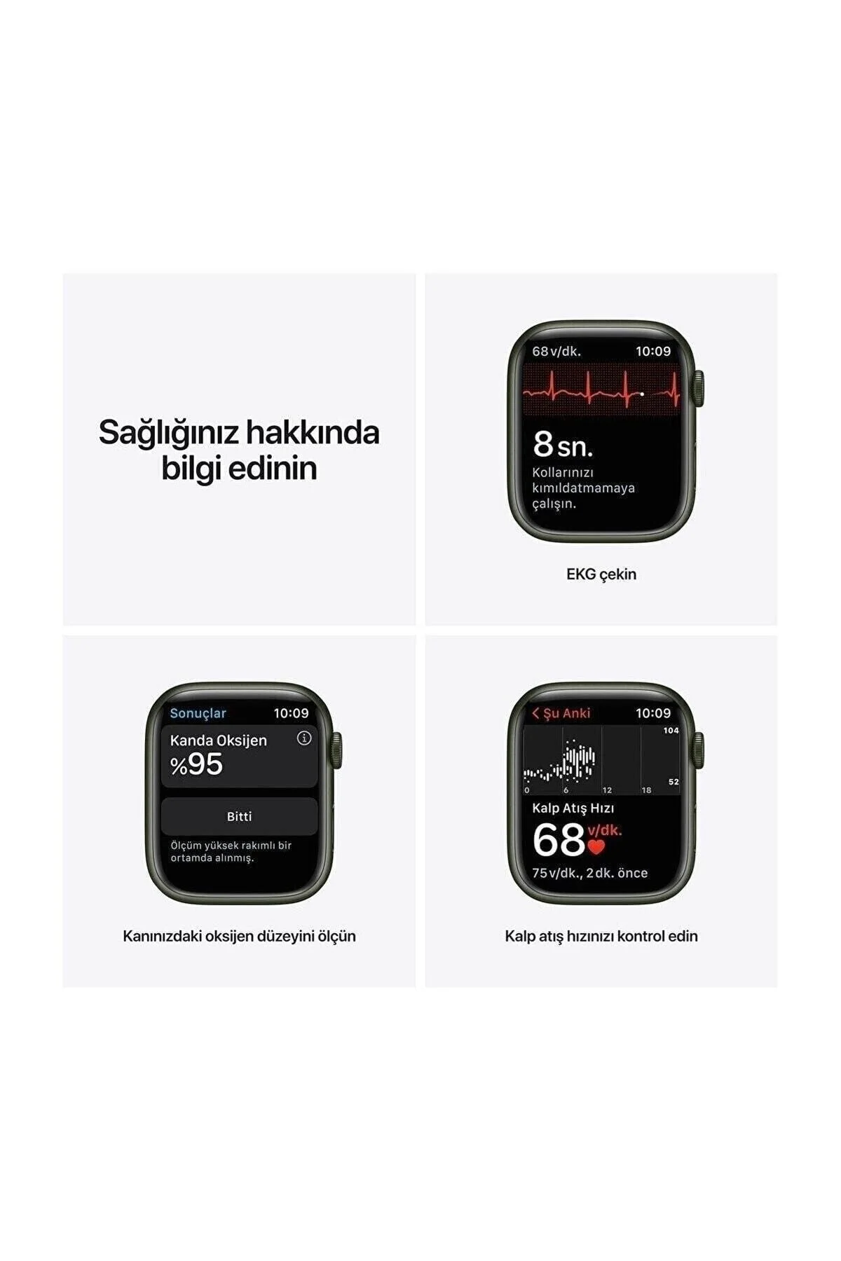 Watch 7 Series Uyumlu Uyumlu 44mm Akıllı Saat 2023 Yeni Seri Lacivert - pazariz Görsel 5