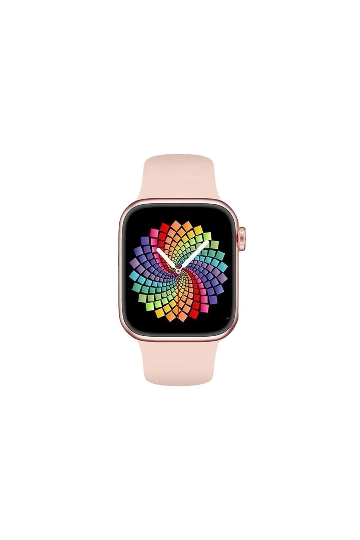 Watch 7 Pro Tüm Telefonlara Uyumlu Son Sürüm Akıllı Saat Pembe