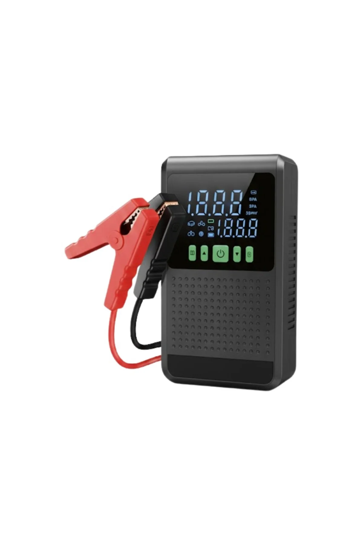 Taşınabilir Araç Akü Şarj Takviye Cihazı 12.000 Mah. 150 Psi Dijital Kompresör - pazariz Görsel 4