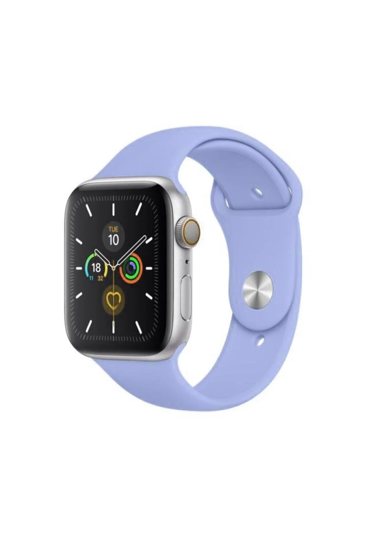 Apple Watch Uyumlukordon 2 3 4 5 6 Se 42 Mm Ve 44 Mm Silikon Kordon Kayış - Lila