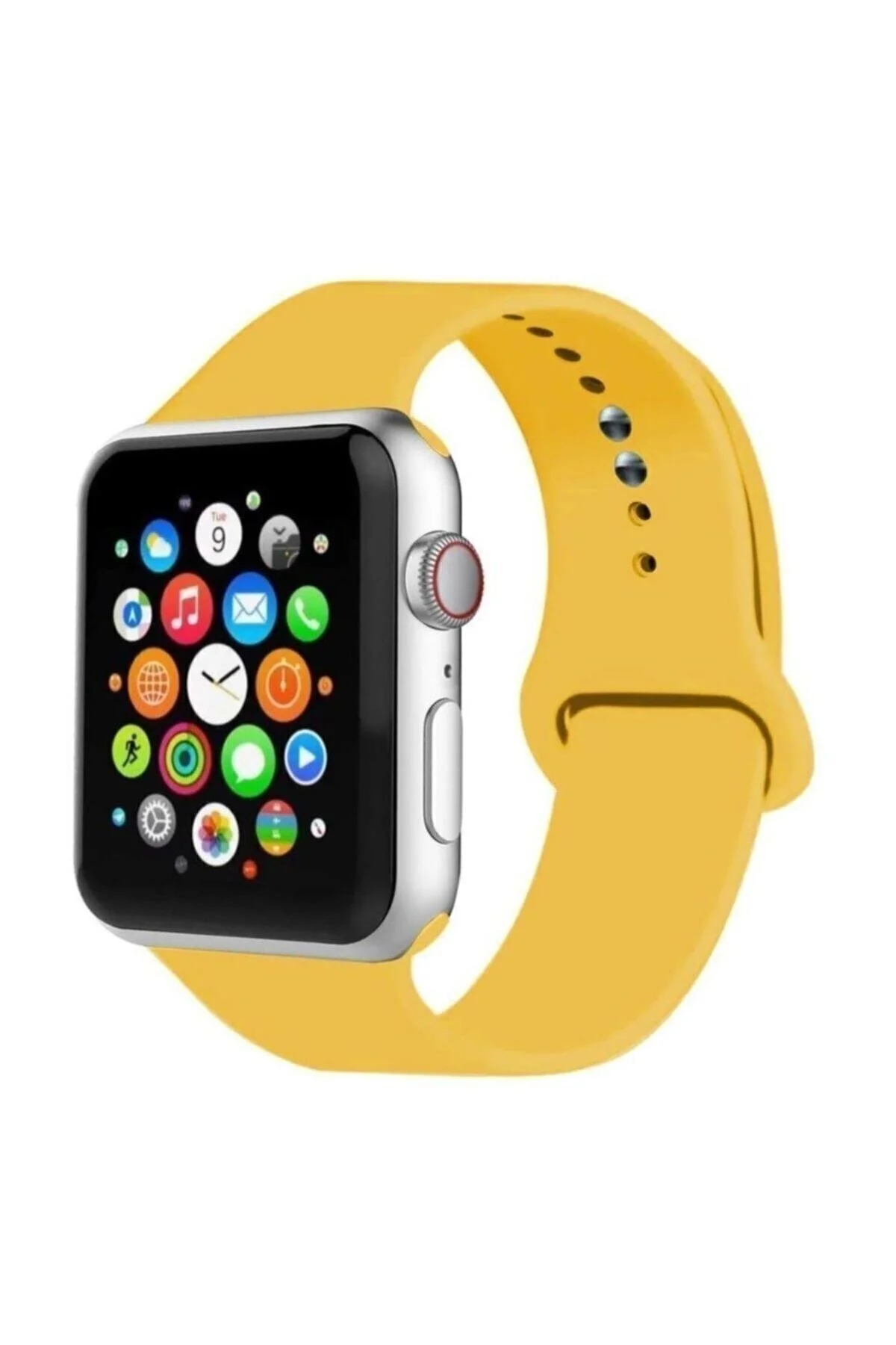 Apple Watch Uyumlukordon 2 3 4 5 42 Mm Ve 44 Mm Silikon Kordon Kayış