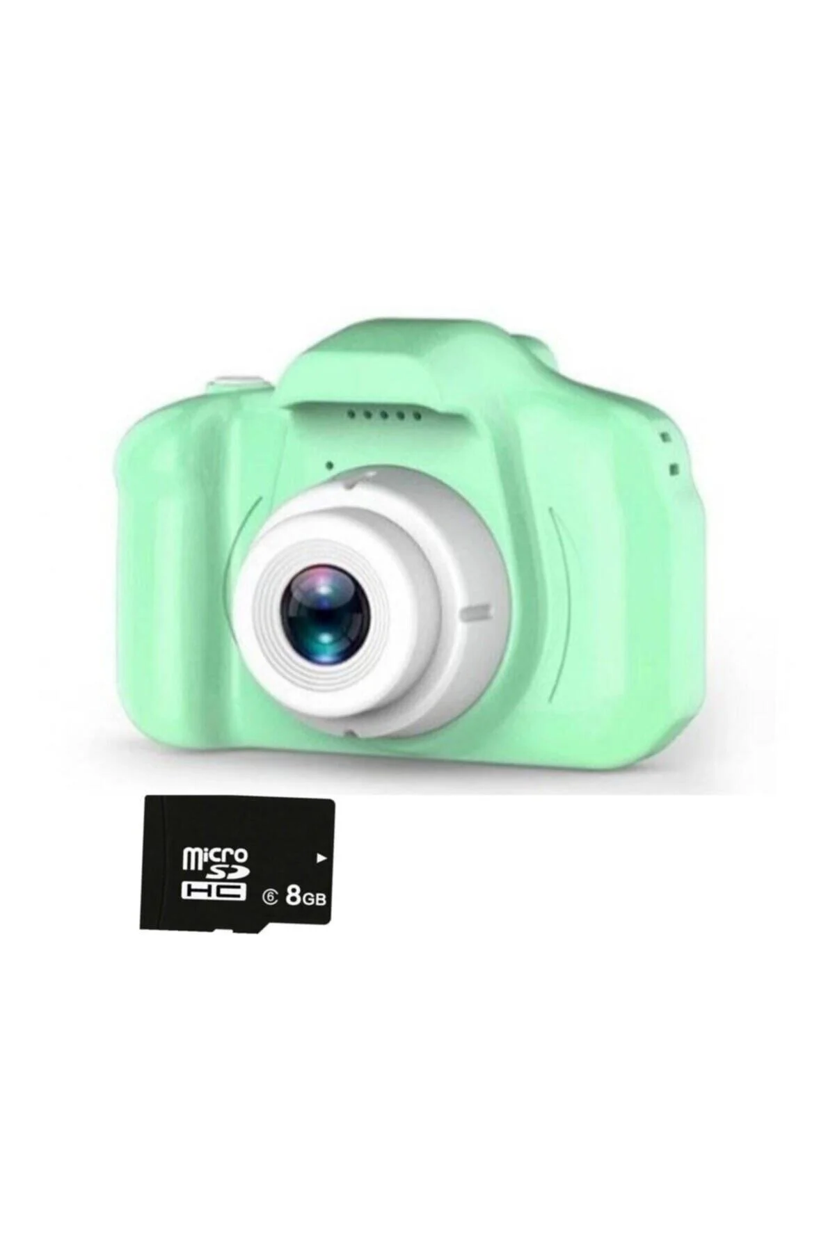 Mini 1080p Çocuklar Için Dijital Fotoğraf Makinesi-oyun,video,filtre-son Versiyon 8 Gb Sd Ka