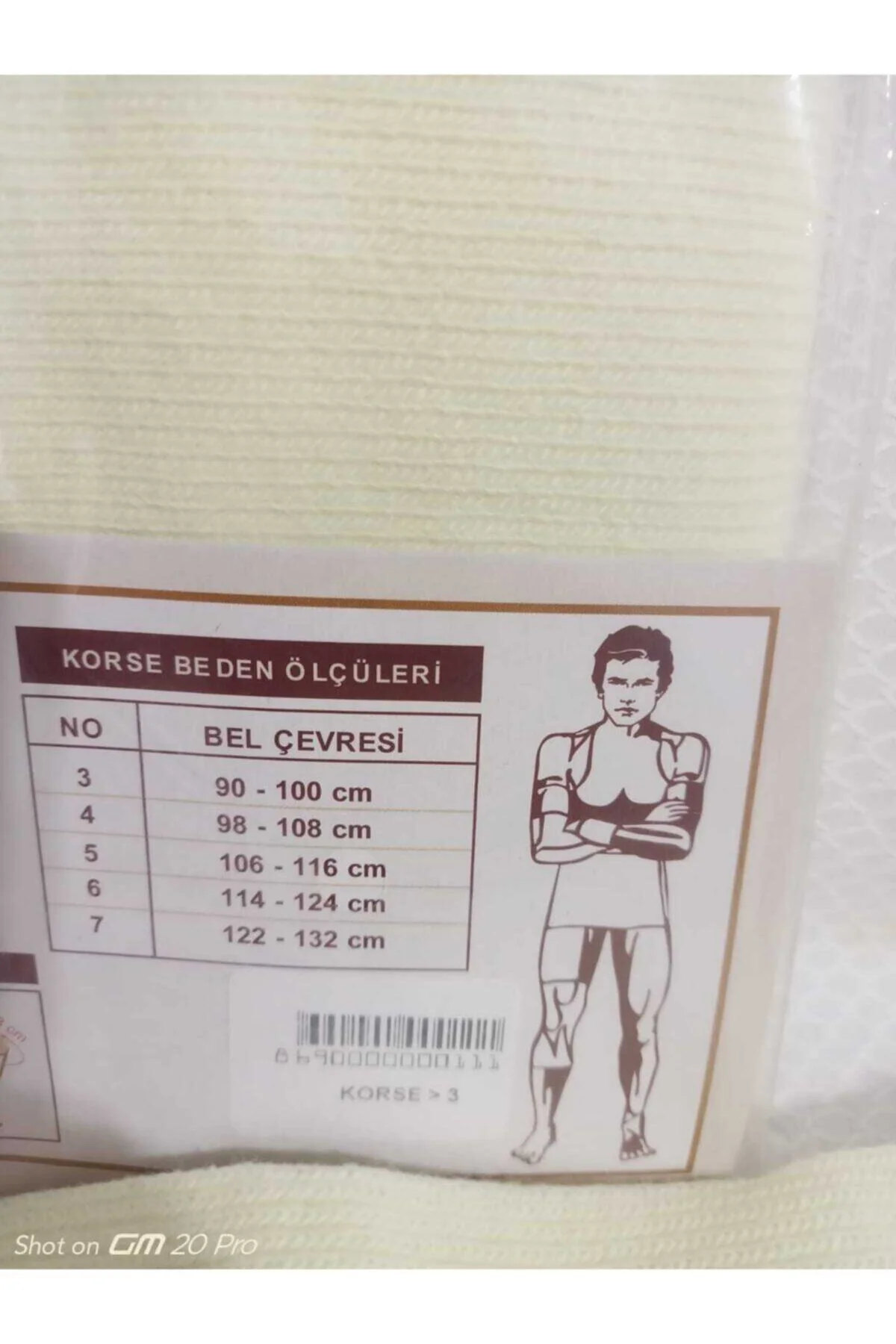 Unisex Yün Bel Korsesi - DERTEX Görsel 2