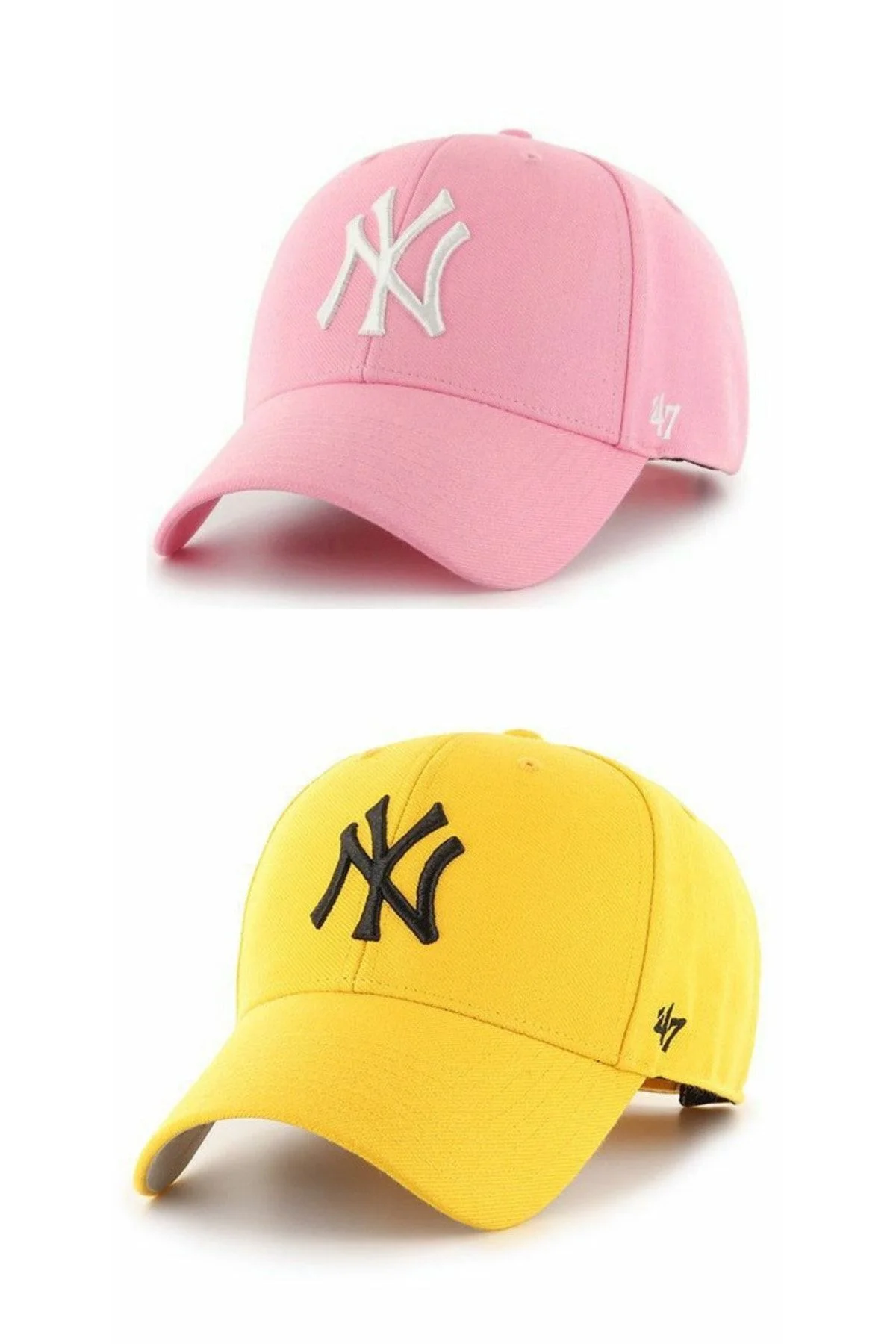 Spor Ny Şapka Unisex 2'li Takım Arkası Cırtlı Ayarlanabilir