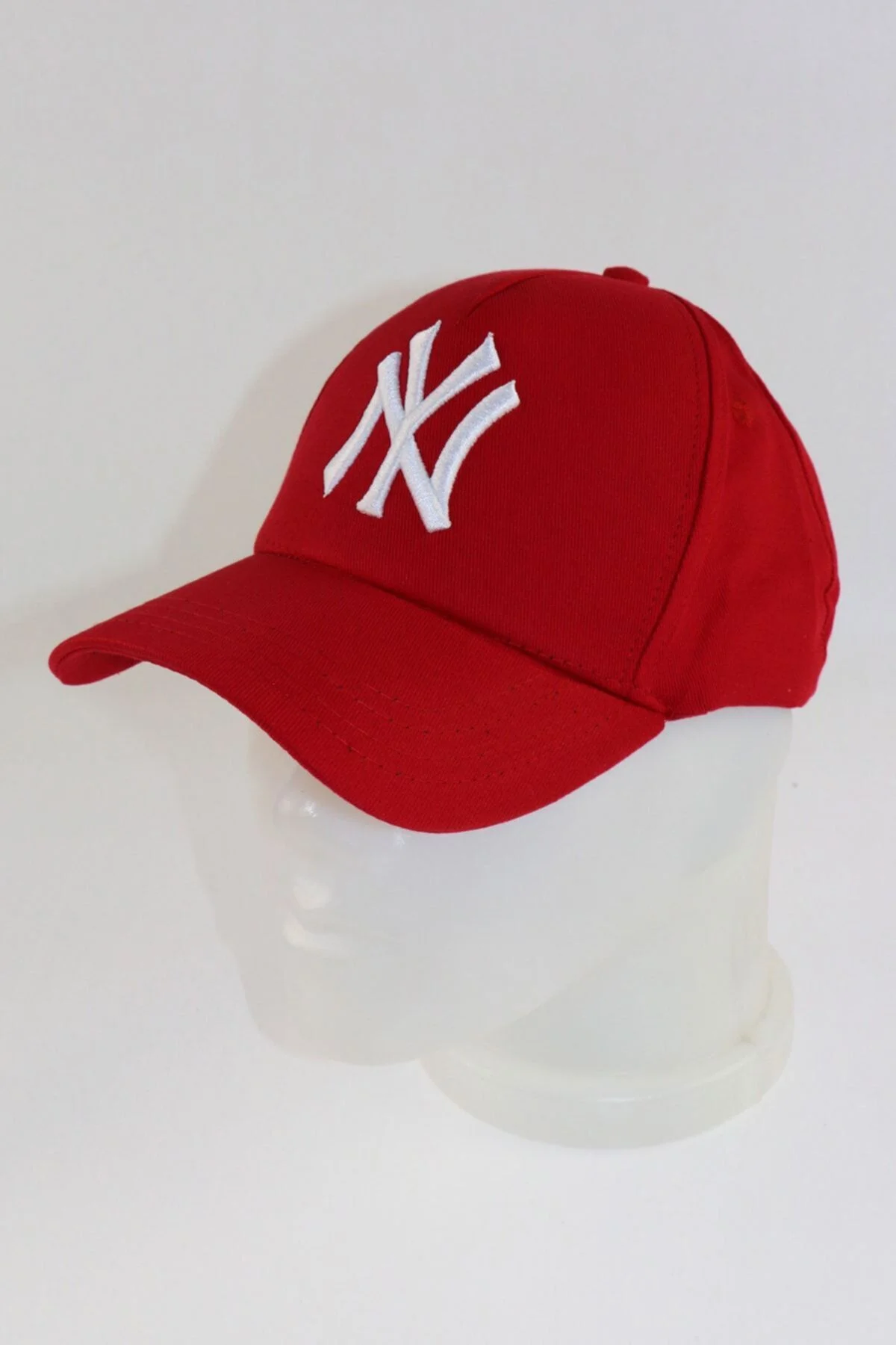 Kırmızı Ny New York Nakışlı Şapka - zirve şapka Görsel 2