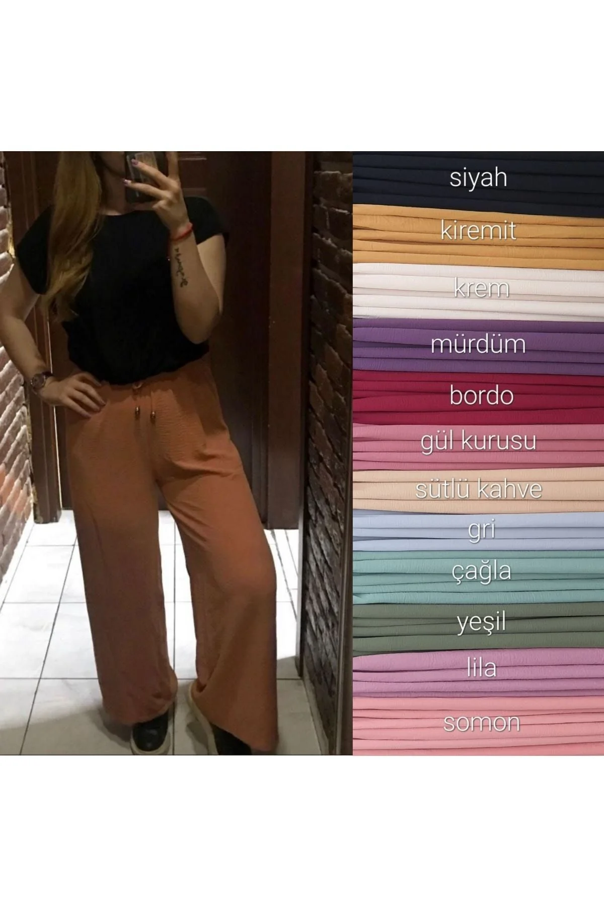 Ayrobin Pantolon Rahat Kalıp - Nefs Görsel 4