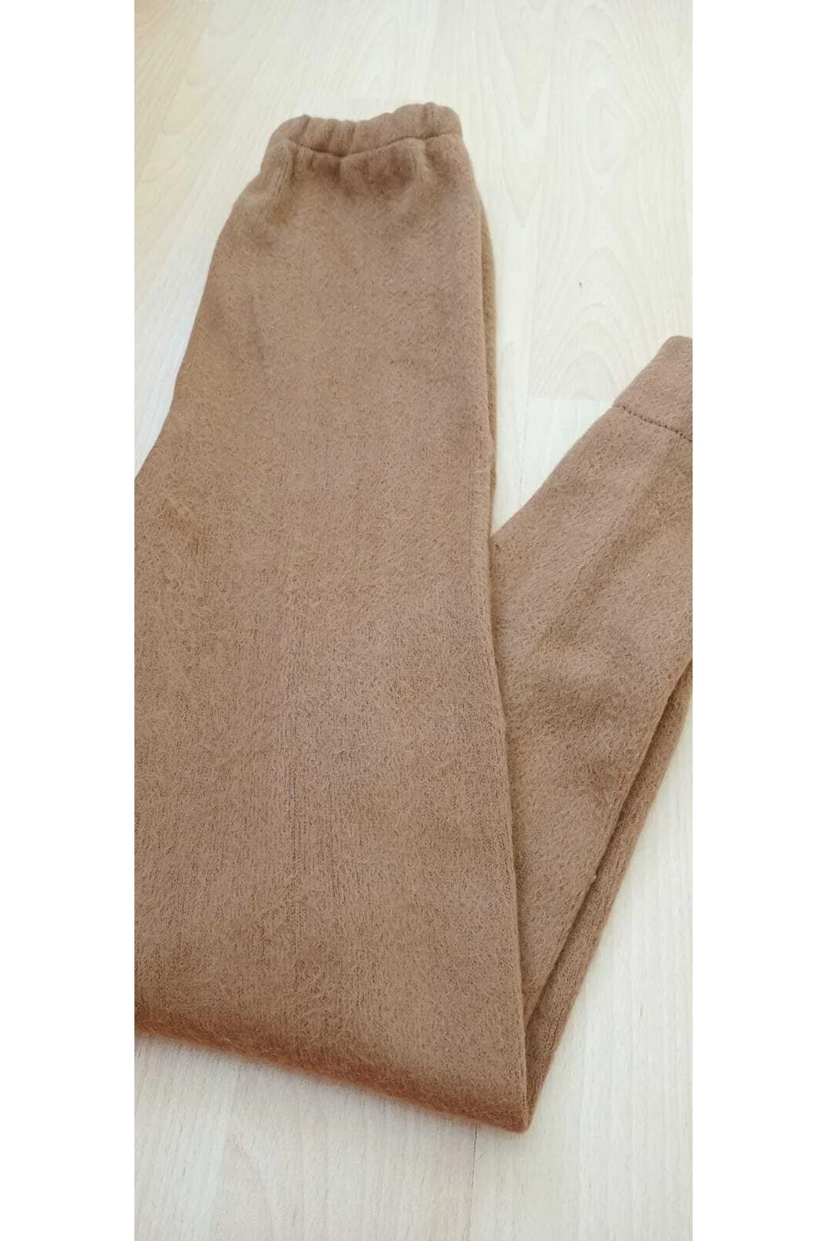 Kadın-erkek Hakiki Deve Yünlü Kalın Kışlık Alt Pijama - DARİMO Görsel 2