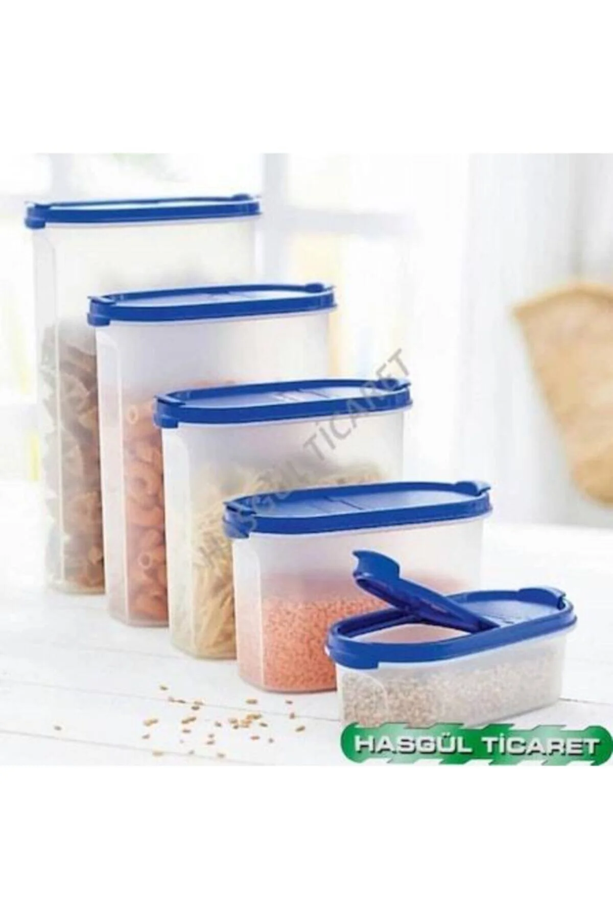 Tupperware Oval Set 5'li ( Kurubakliyat Saklama Seti ) - HSGL Görsel 4