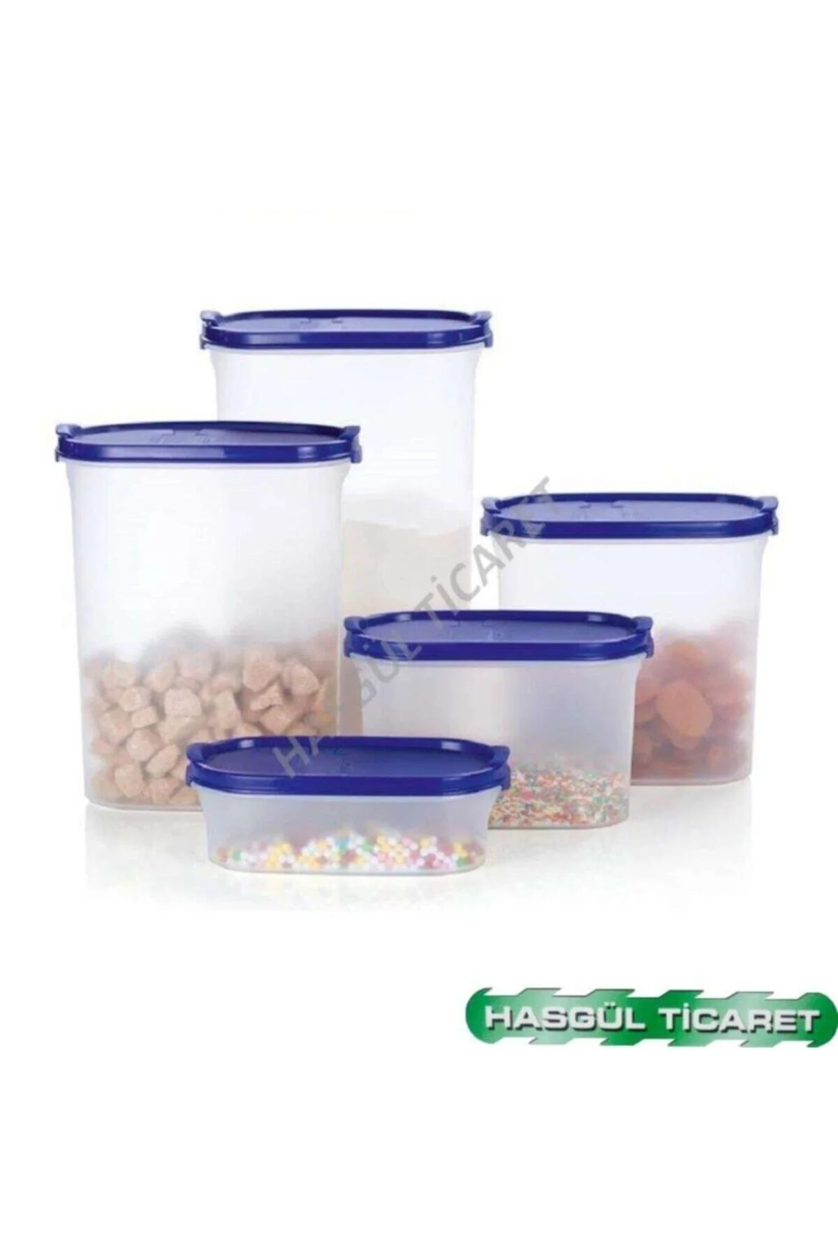 Tupperware Oval Set 5'li ( Kurubakliyat Saklama Seti ) - HSGL Görsel 3