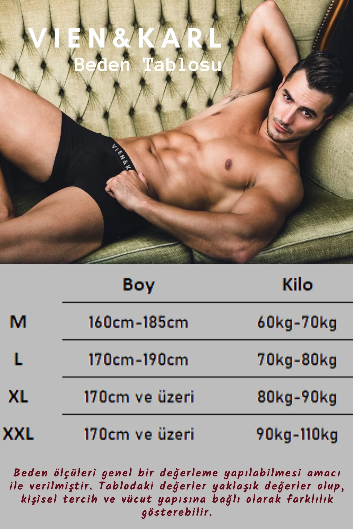 Erkek Siyah 10'lu Paket Düz Likralı Boxer Şort - Vien&Karl Görsel 2