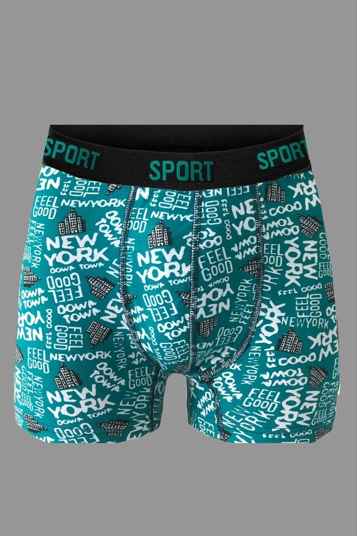 Erkek Desenli Premium Penye Pamuklu Likralı Boxer - 10'lu Set - Vien&Karl Görsel 3