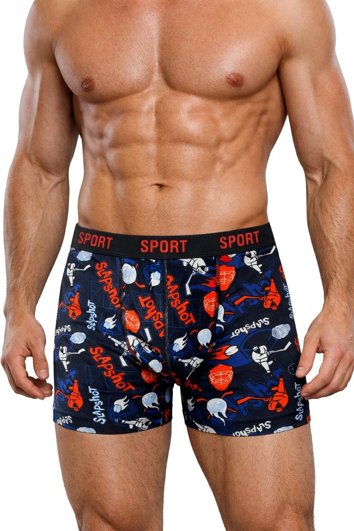 Erkek Desenli 5'li Premium Kutu Penye Pamuklu Likralı Boxer - Vien&Karl Görsel 5