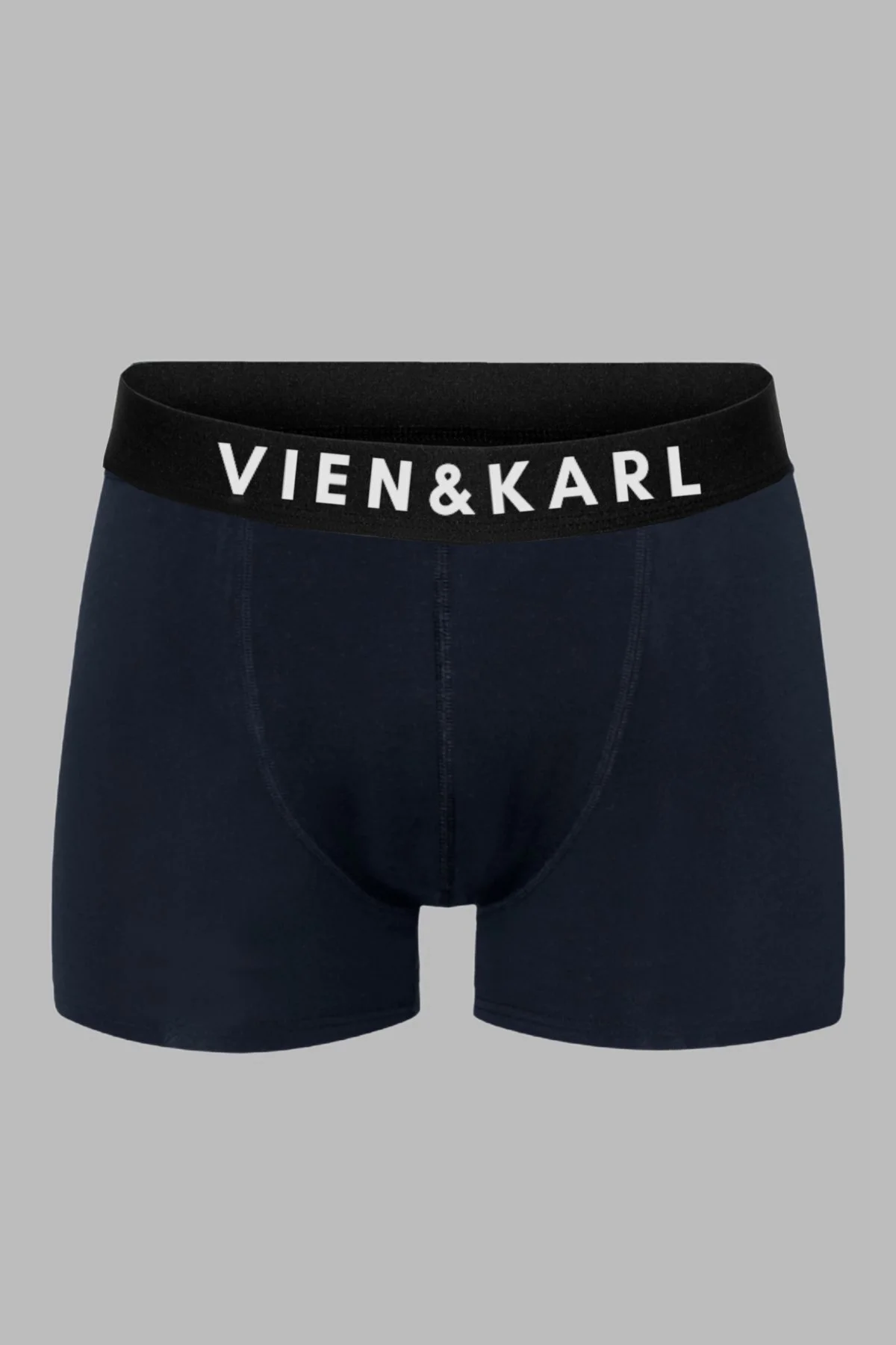 Erkek Lacivert Düz Likralı Boxer Şort 6'lı Kutu - Vien&Karl Görsel 4