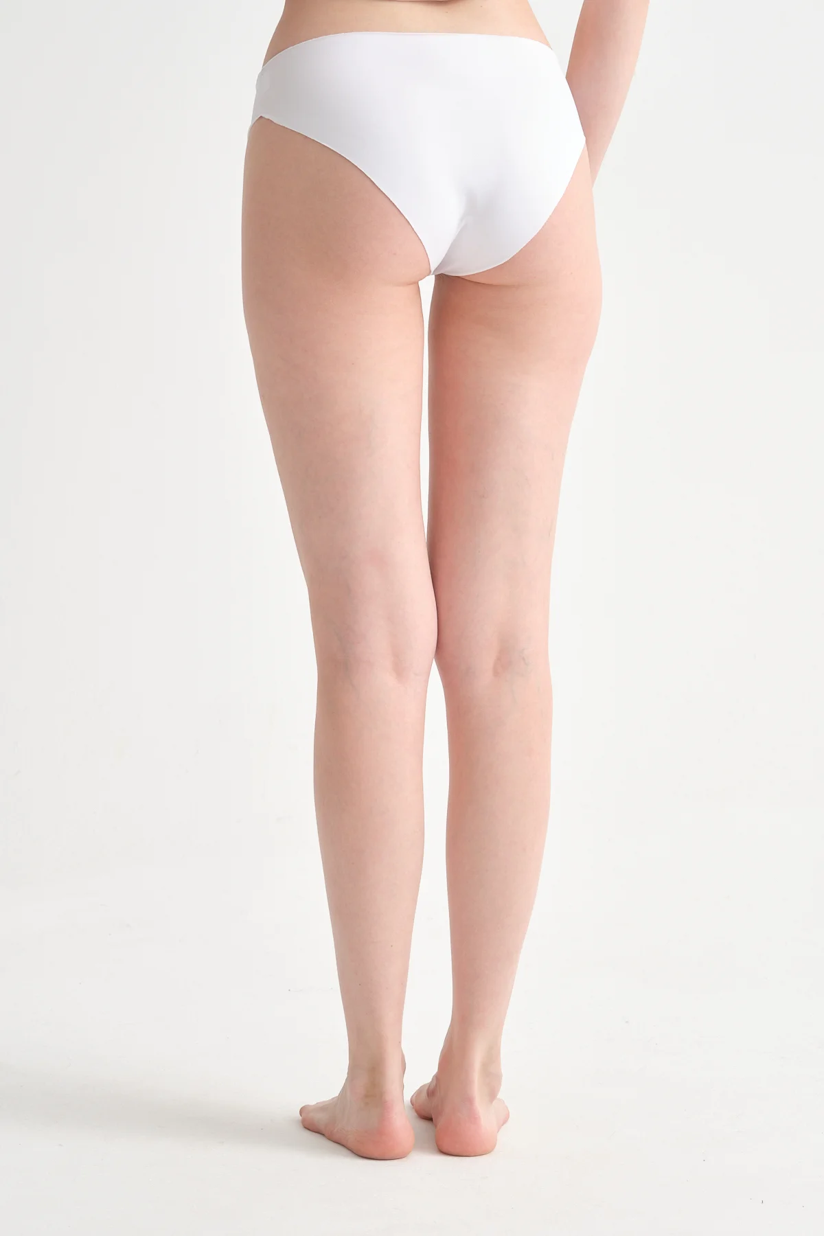 Kadın Lazer Kesim Beyaz 3'lü Paket Pamuk Bikini Külot - DeeAn Görsel 8