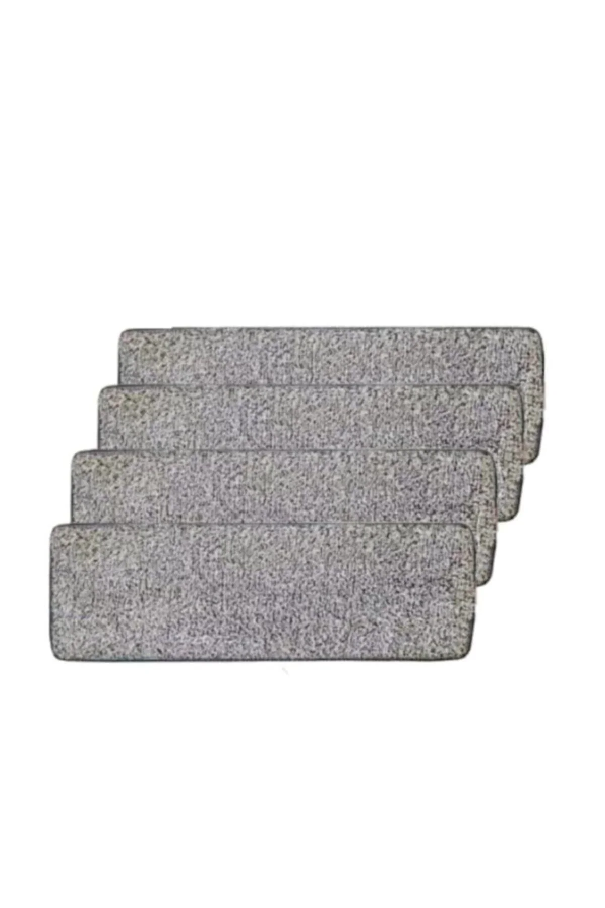 Spin Mop Mikrofiber Tablet Mop Yedek Bezi 3 Adet Gri 12 X 33 Cm
