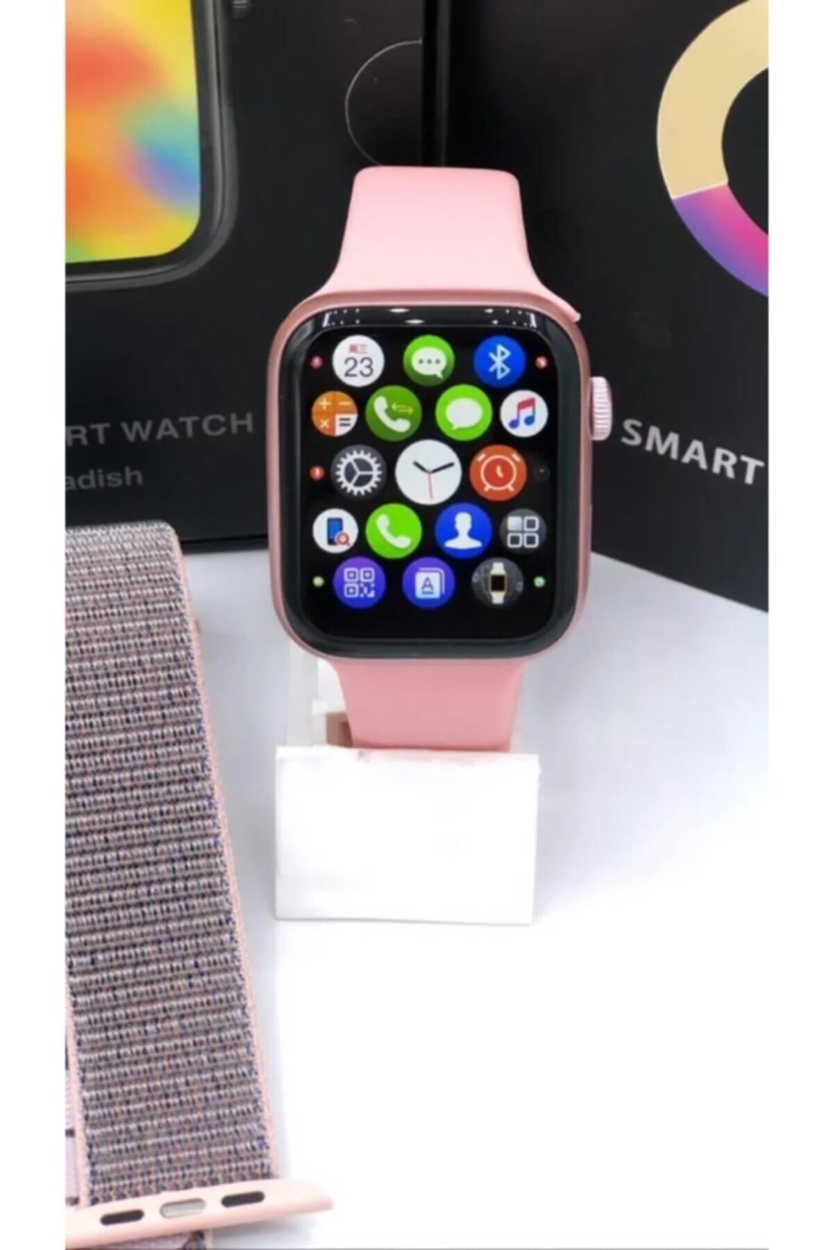 G68l Smart Watch 6s Akıllı Saat Konuşma Özellikli Türkçe Menü Yan Tuşlar Aktif Uygulama Uyumlu - pazariz Görsel 2