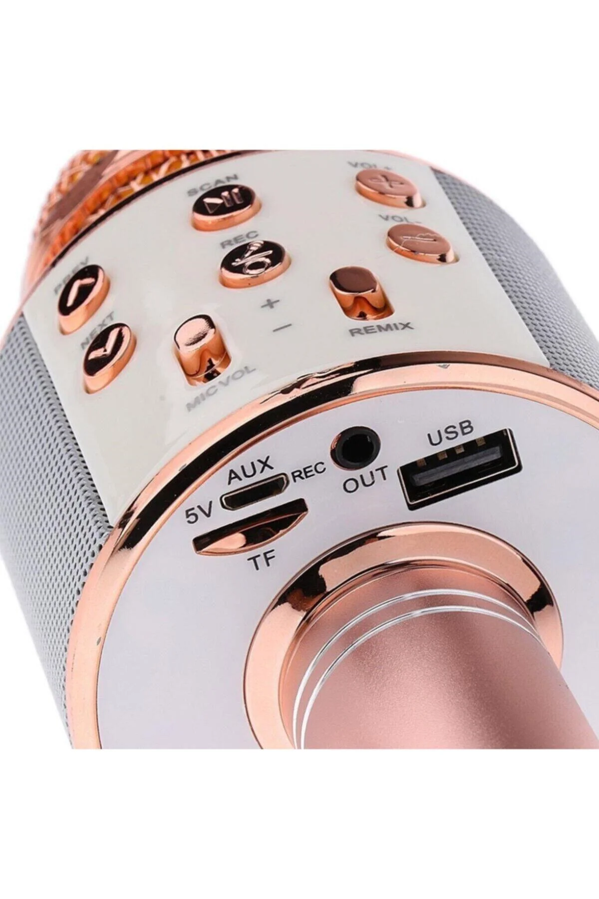 Ws 858 Karaoke Mikrofon Bluetooth Hoparlör - pazariz Görsel 2