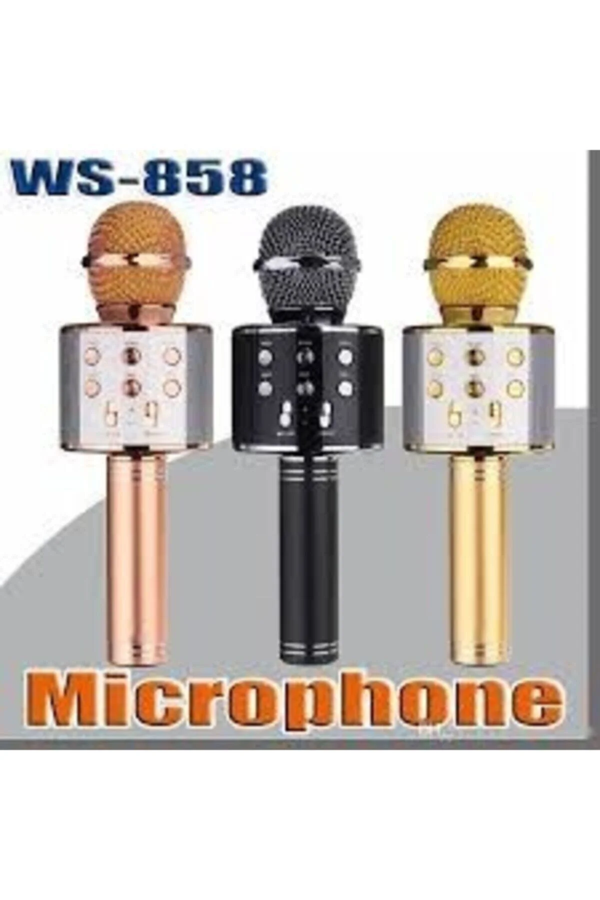 Karaoke Mikrofon Bluetooth Hoparlör Usb Giriş - pazariz Görsel 2