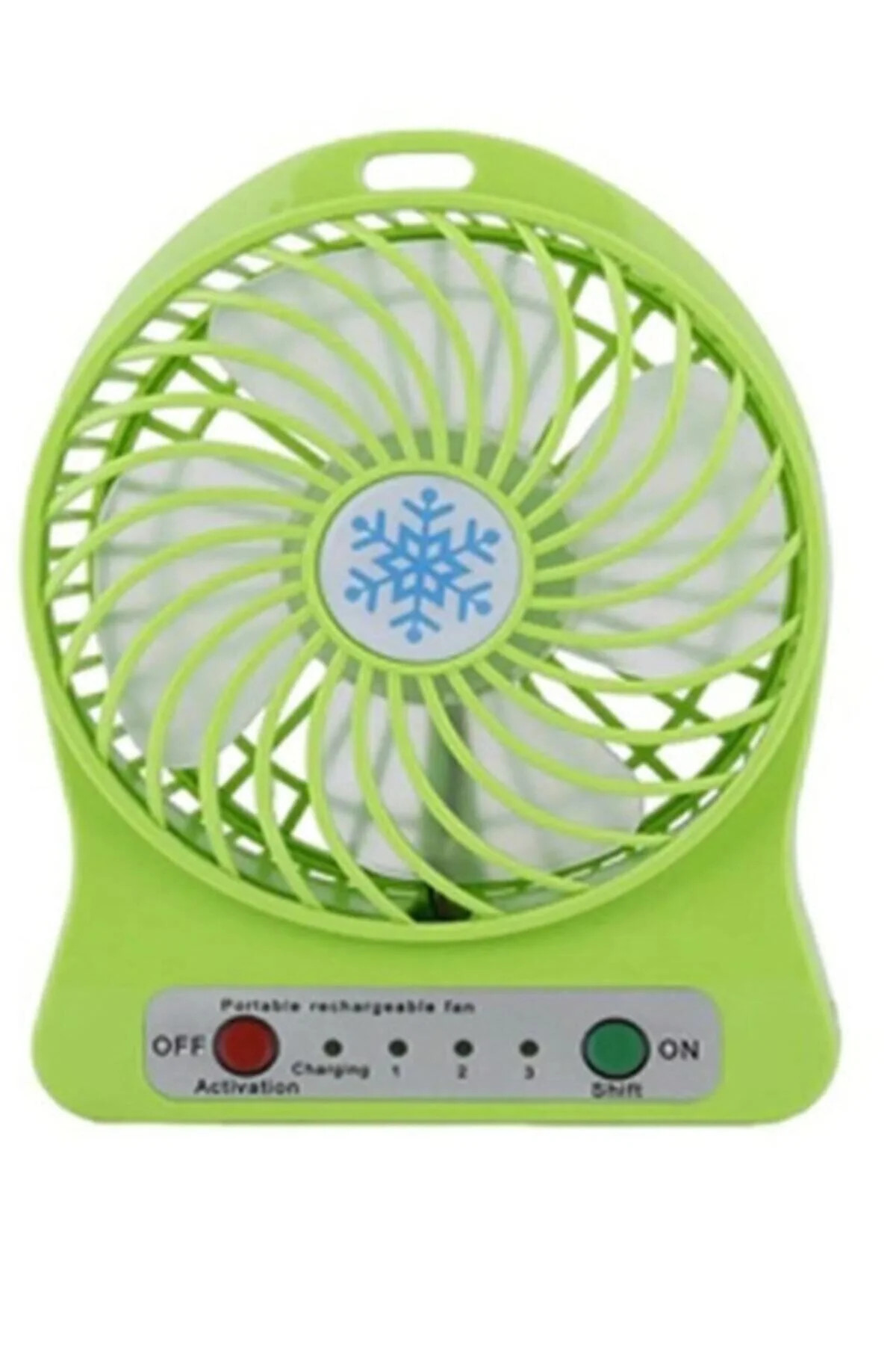 Taşınabilir 3 Kademeli Usb Girişli Şarjlı Pil Mini El Fanlı Vantilatör Fan