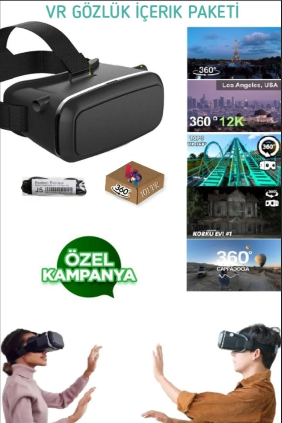 Vr Sanal Gerçeklik 101 Farklı Eğlence Seti