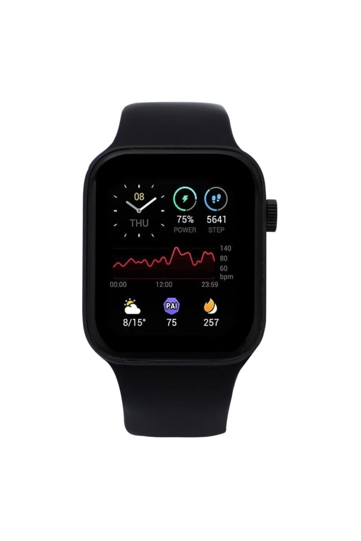 Watch 7 Uyumlu Akıllı Saat Kablosuz Şarj Ve Konuşma Özellikli Iphone Android Uyumlu - pazariz Görsel 3
