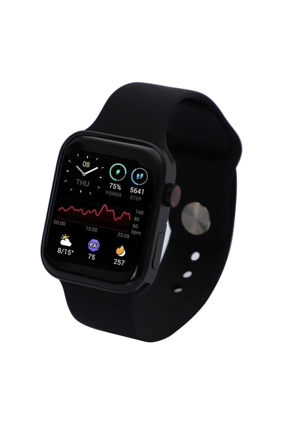 Watch 7 Uyumlu Akıllı Saat Kablosuz Şarj Ve Konuşma Özellikli Iphone Android Uyumlu