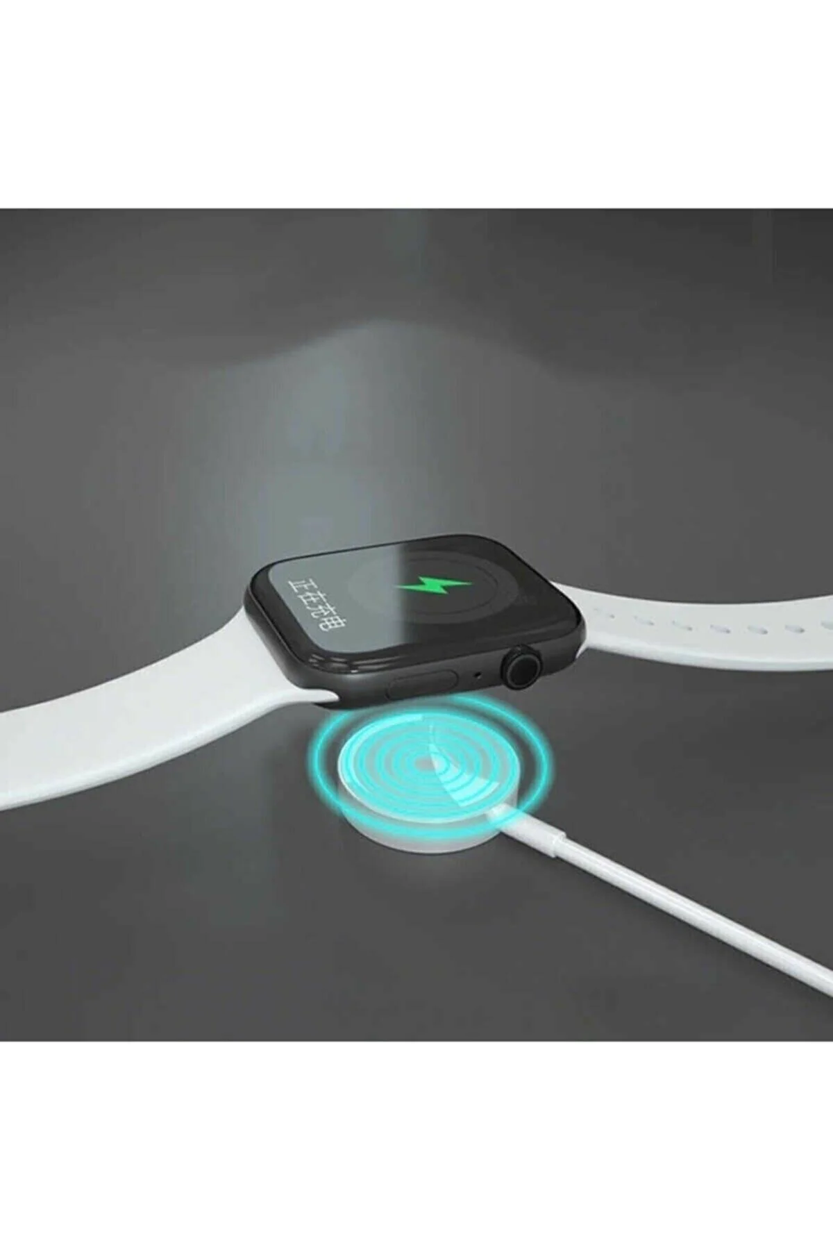 Manyetik Hızlı Watch Sarj Aleti Kablosu 1mt 1-2-3-4 -5-6 Akıllı Saat Şarj Kablosu - pazariz Görsel 3