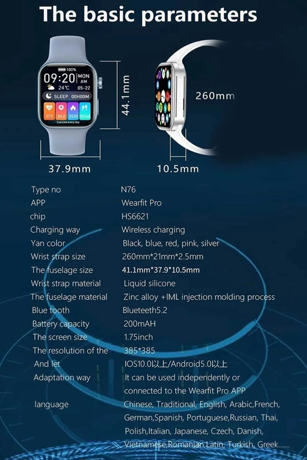 Watch 7 Pro Max Uyumlu Smartwatch Yeni Kasa Çift Tuş Aktif Konuşma Özellikli Türkçe Akıllı - pazariz Görsel 7
