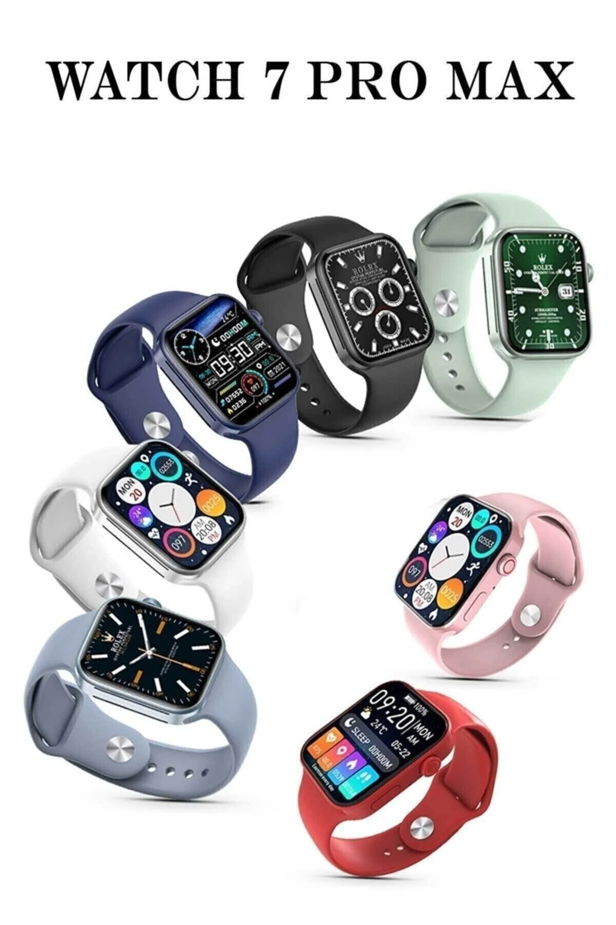 Watch 7 Pro Max Uyumlu Smartwatch Yeni Kasa Çift Tuş Aktif Konuşma Özellikli Türkçe Akıllı - pazariz Görsel 2