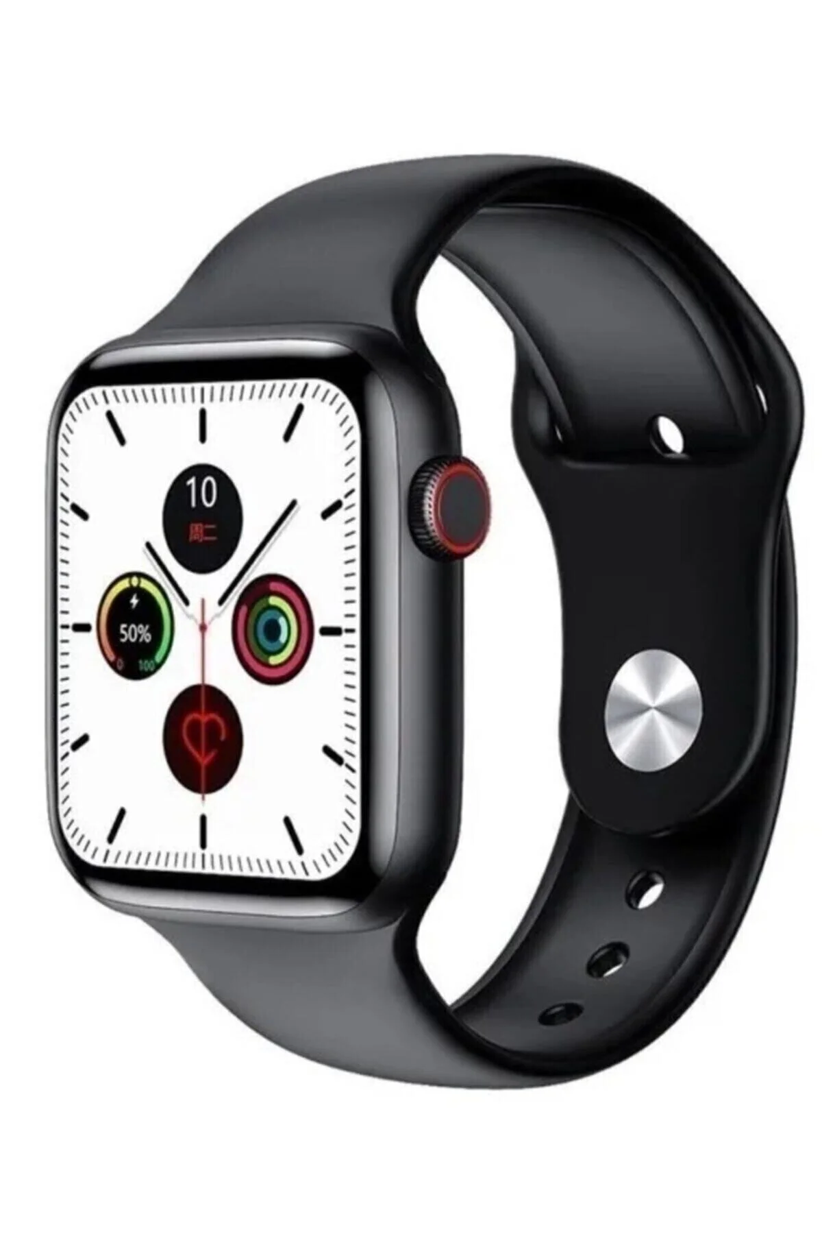 Watch 6 2023 Akıllı Saat Nabız Ölçer Çok Fonksiyonlu Siyah