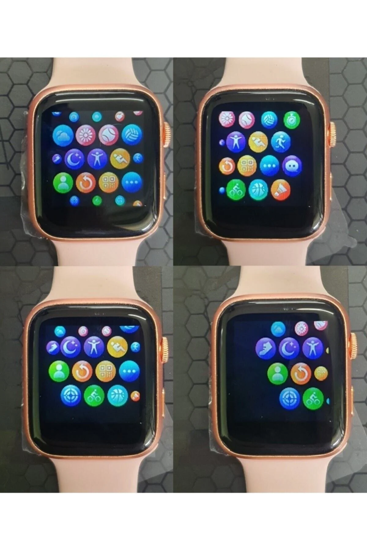 Akıllı Saat Nabız Ölçer Bileklik Adımsayar Smart Watch X7 Series 6 Mesaj Okuma Fitpro Siyah - pazariz Görsel 4