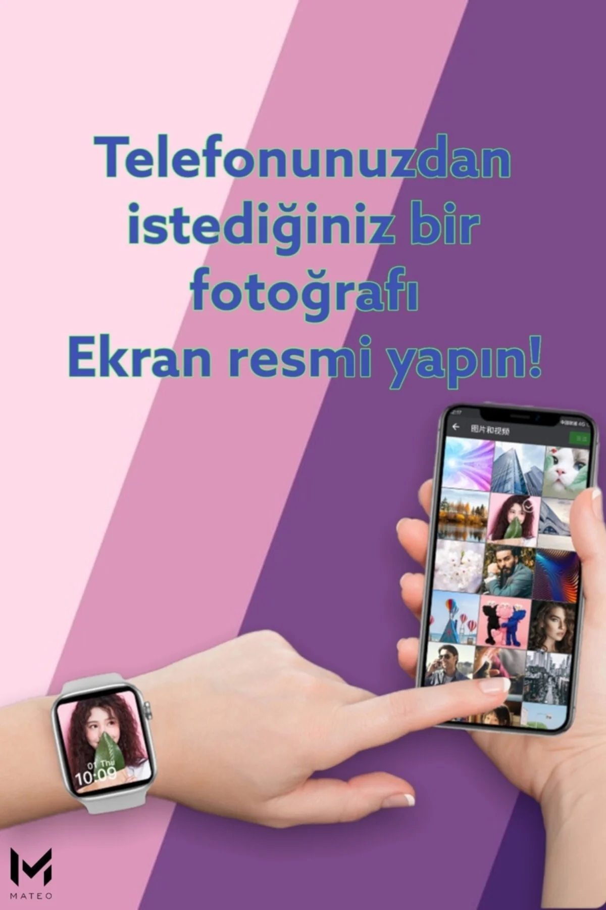 Akıllı Saat L800 + Aırpods I12 Kablosuz Kulaklık Ikili Siyah Set - pazariz Görsel 2