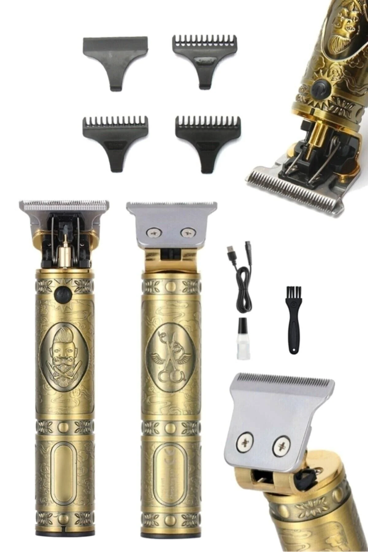 V-085 T-bıçak Komple Vucüt Kılı Traş Saç Ense Sakal Çizim Lazer Epilasyon Öncesi Tıraş Makin