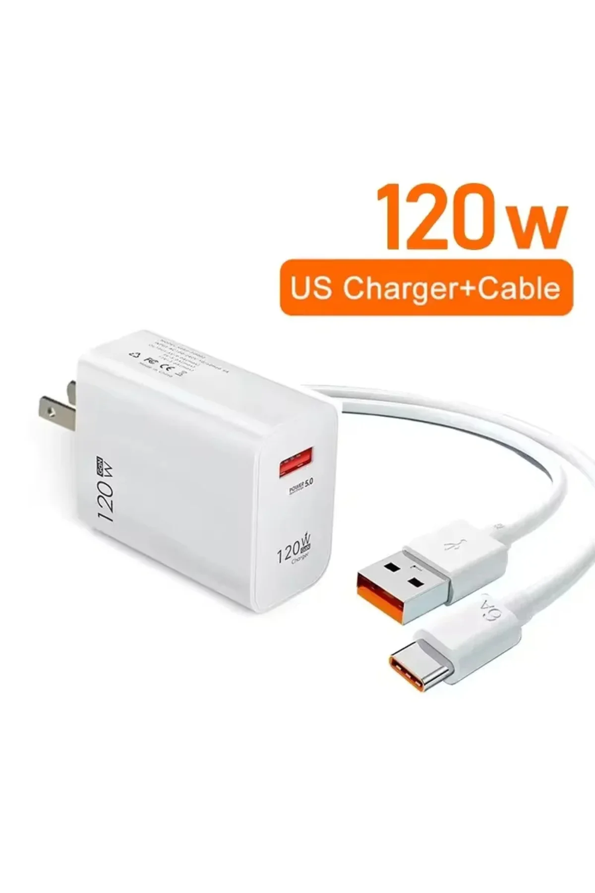 120W QC 3.0 hızlı Charging Xiaomi/tüm Modellerle Uyumlu Type C Turbo Hızlı Şarj Aleti - pazariz Görsel 6