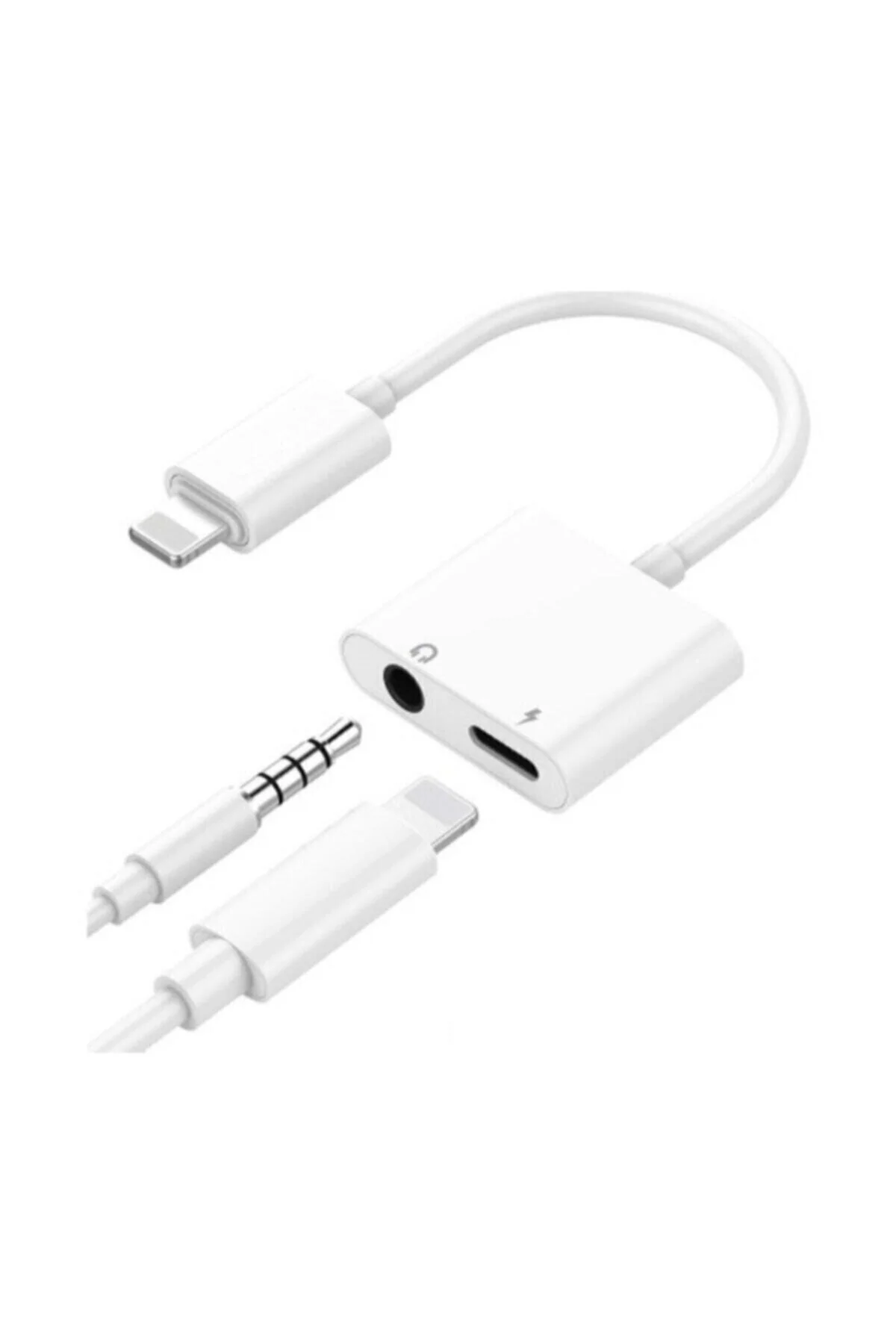 Iphone Ipad Lightning Uyumlu Kulaklık Ve Şarj Çevirici Dönüştürücü Çoğaltıcı Kablo 6 7 8 X X - pazariz Görsel 5