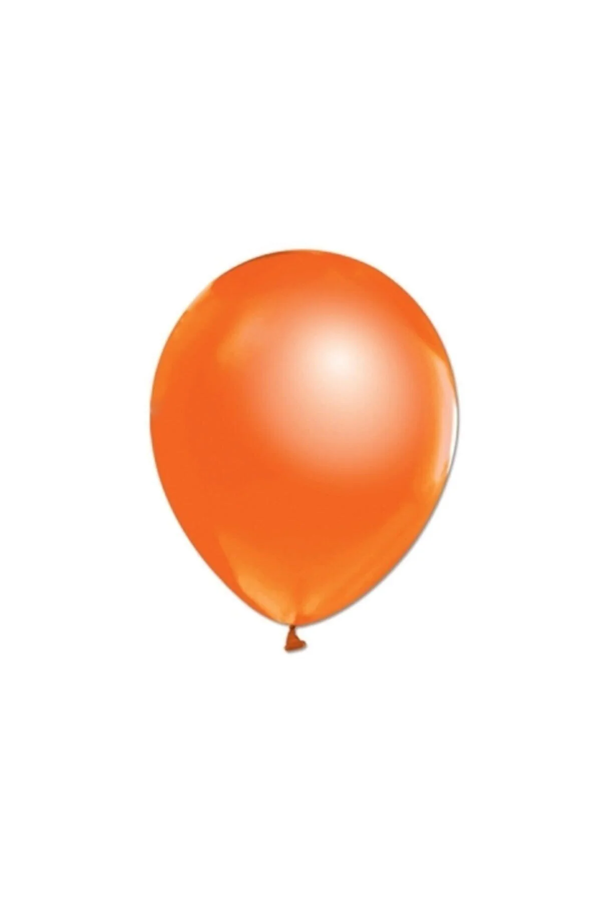 Metalik Balon Turuncu Renk 100 Adet