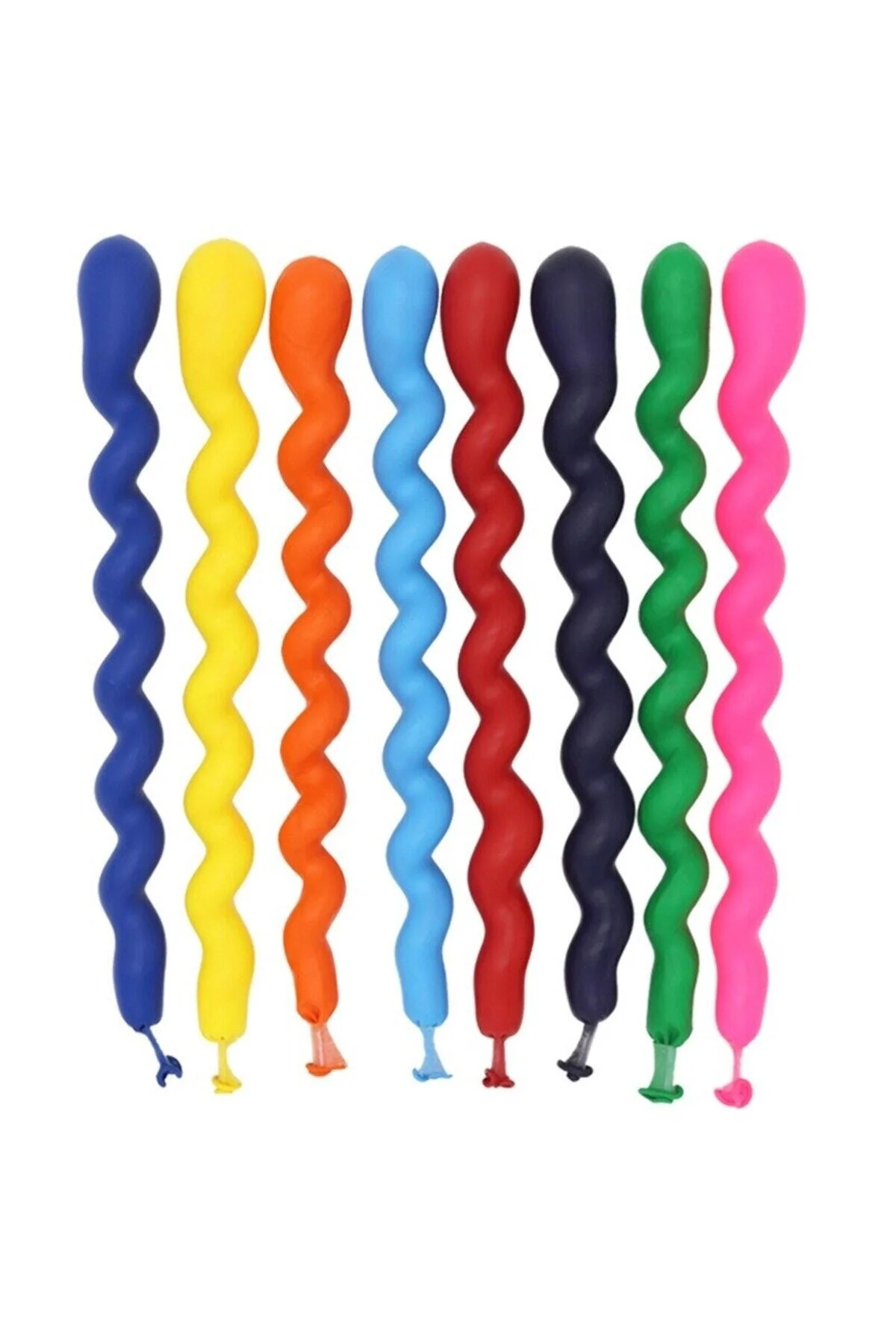 Spiral Burgu Balon Çok Renkli 100 Cm Parti Doğum Günü Dekorasyon Twisted Balloon 100 Ad - pazariz Görsel 7