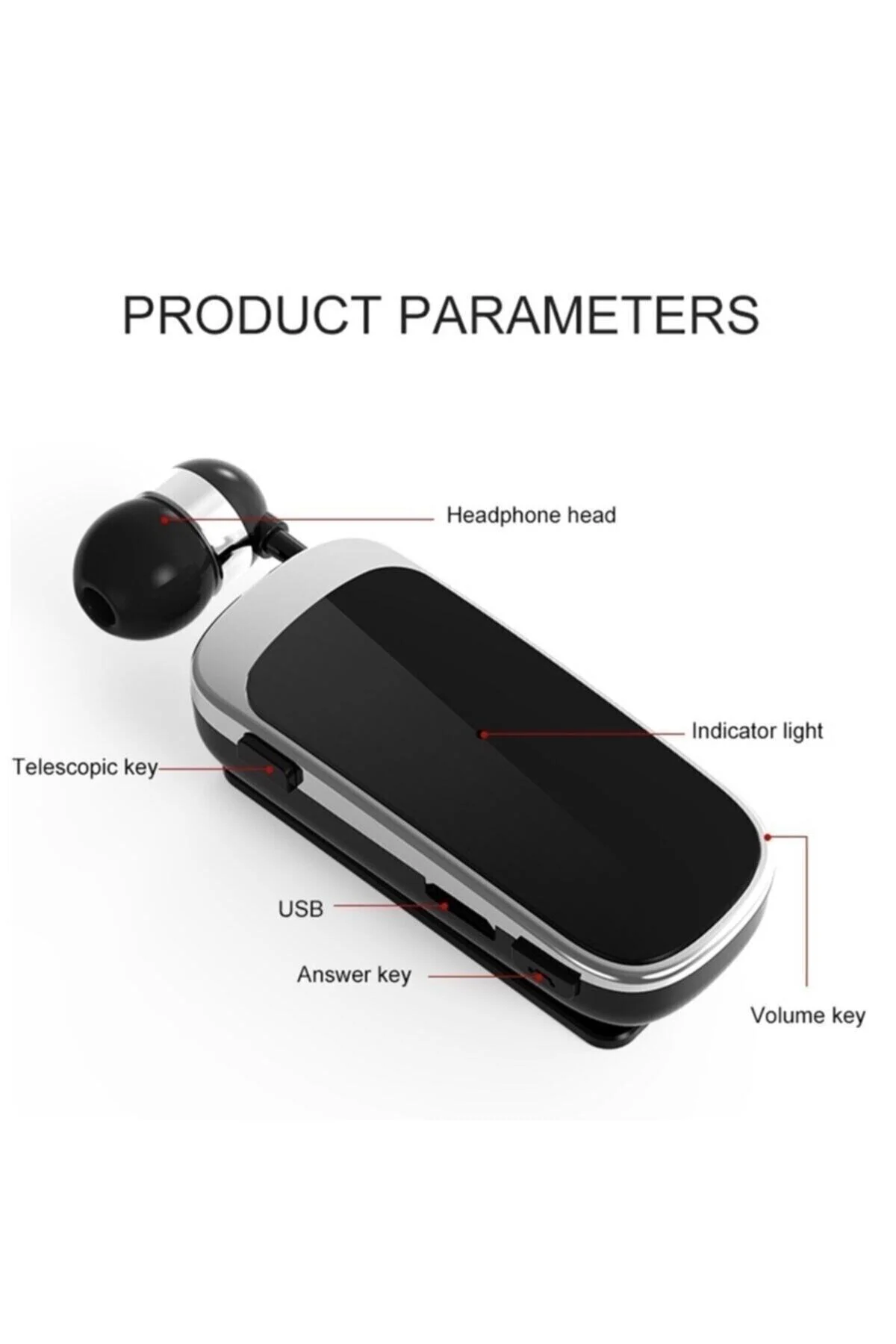 Kablolu Bluetooth Kulaklık Makaralı Makaron