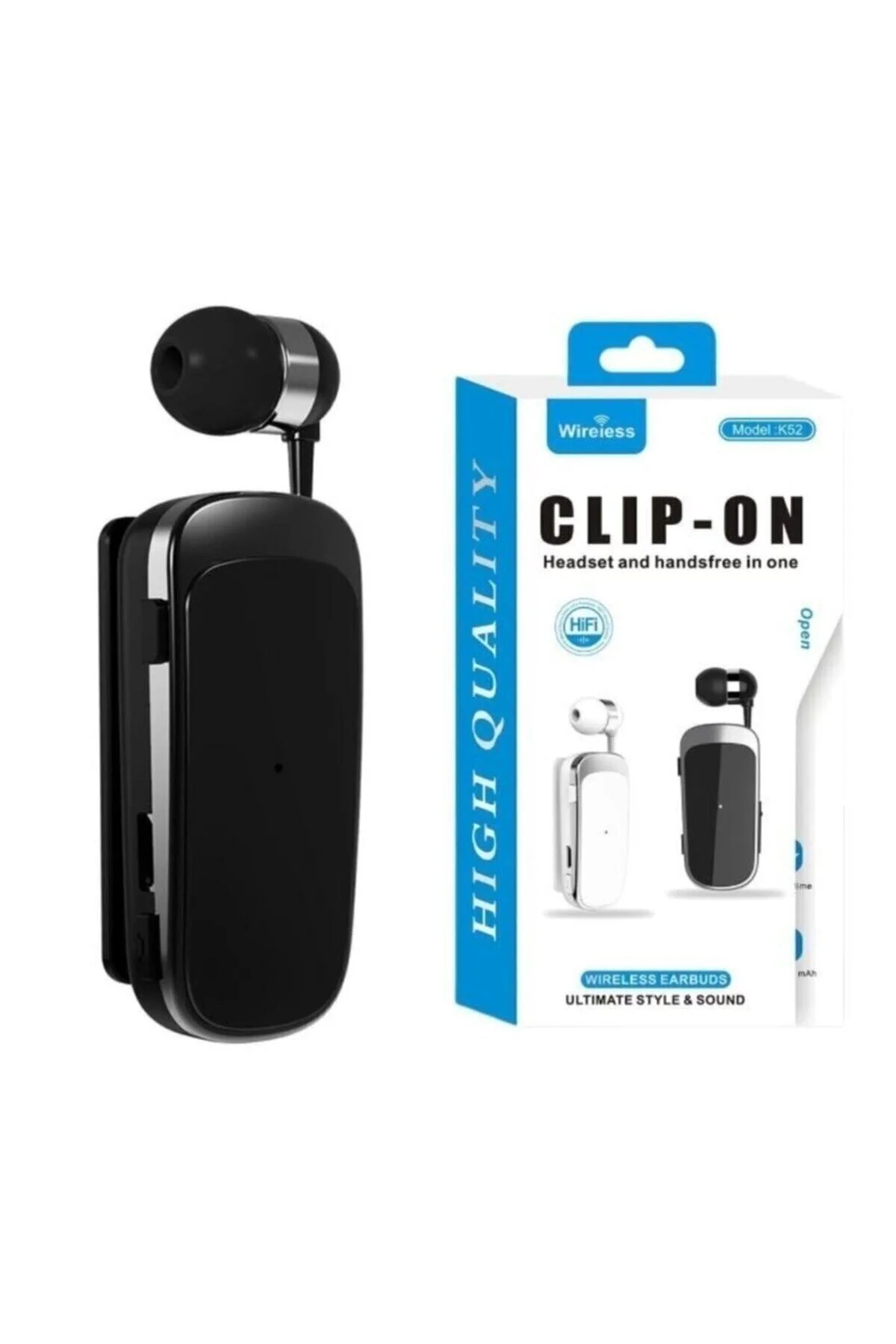 Kablolu Bluetooth Kulaklık Makaralı Makaron - pazariz Görsel 2